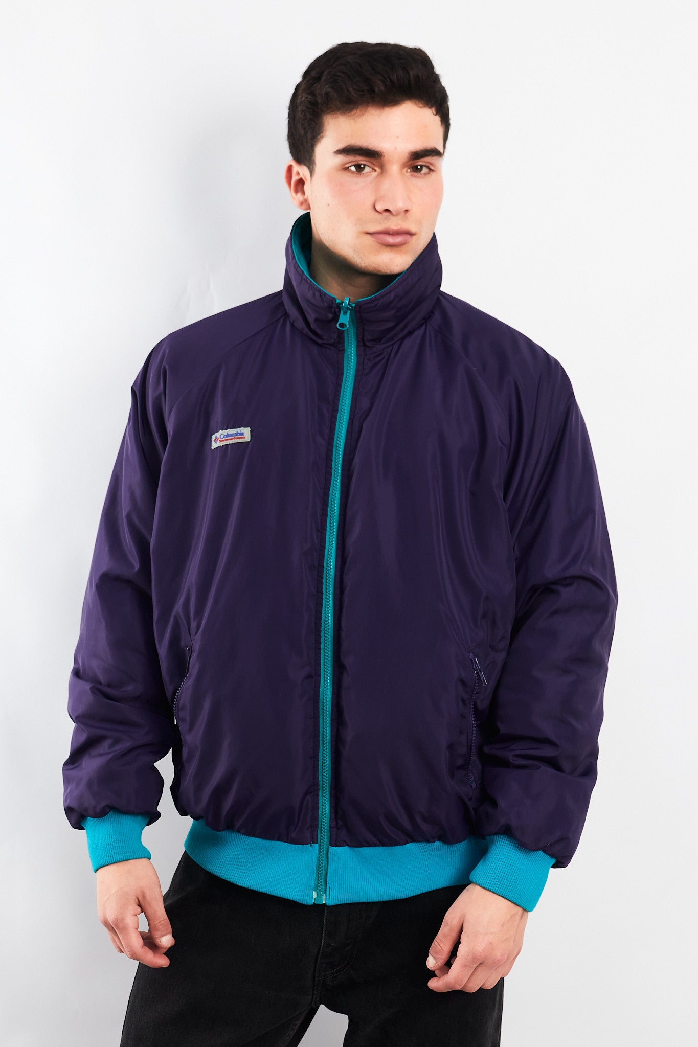 1990 Columbia Impermeable Reversible Padded Jacket (M/L)