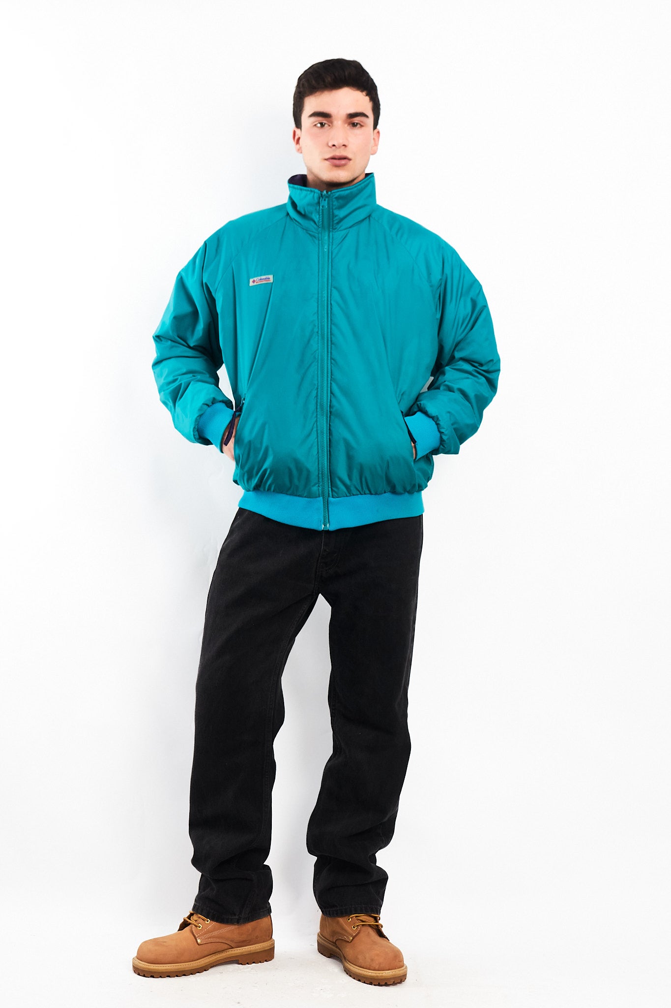 1990 Columbia Impermeable Reversible Padded Jacket (M/L)