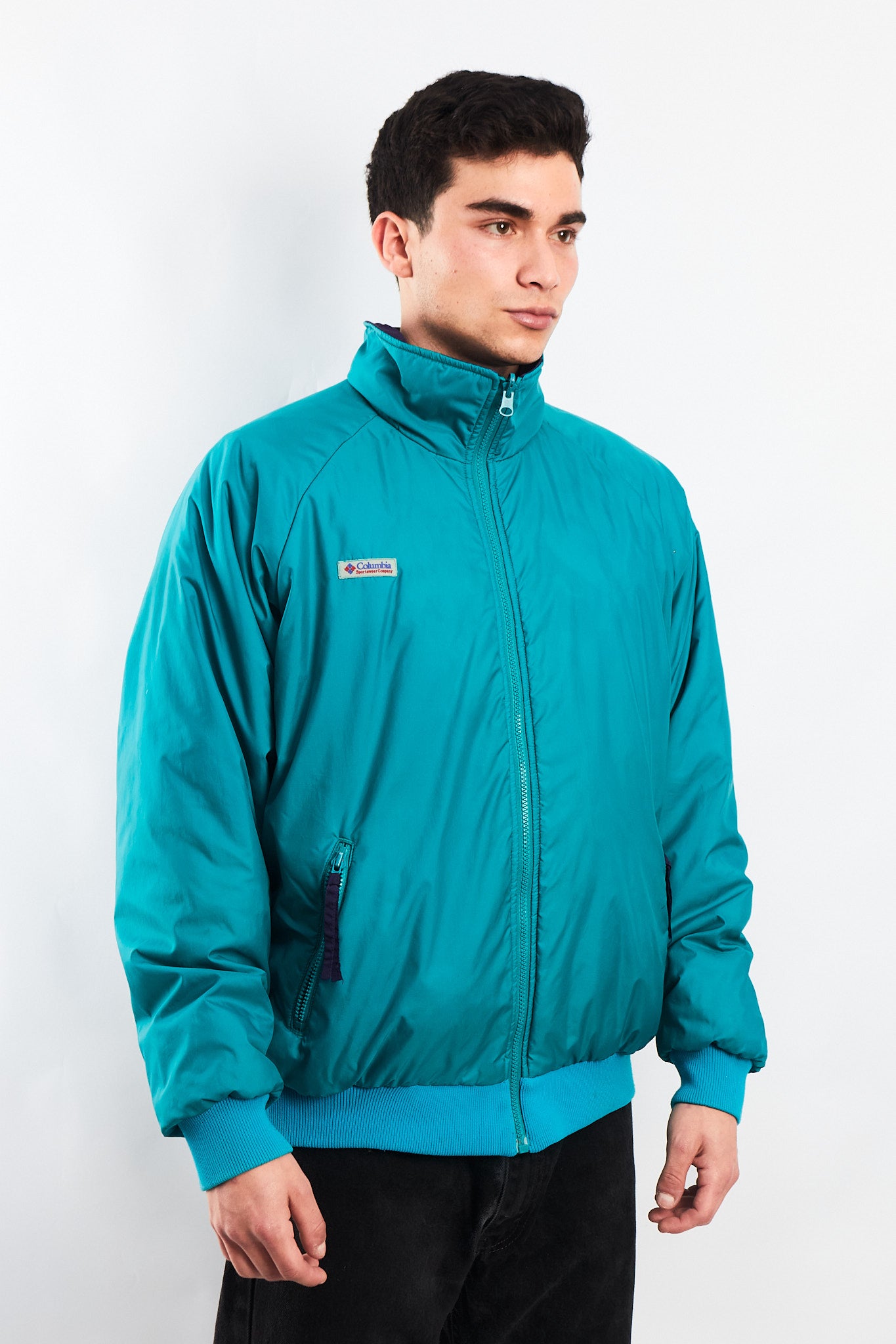 1990 Columbia Impermeable Reversible Padded Jacket (M/L)