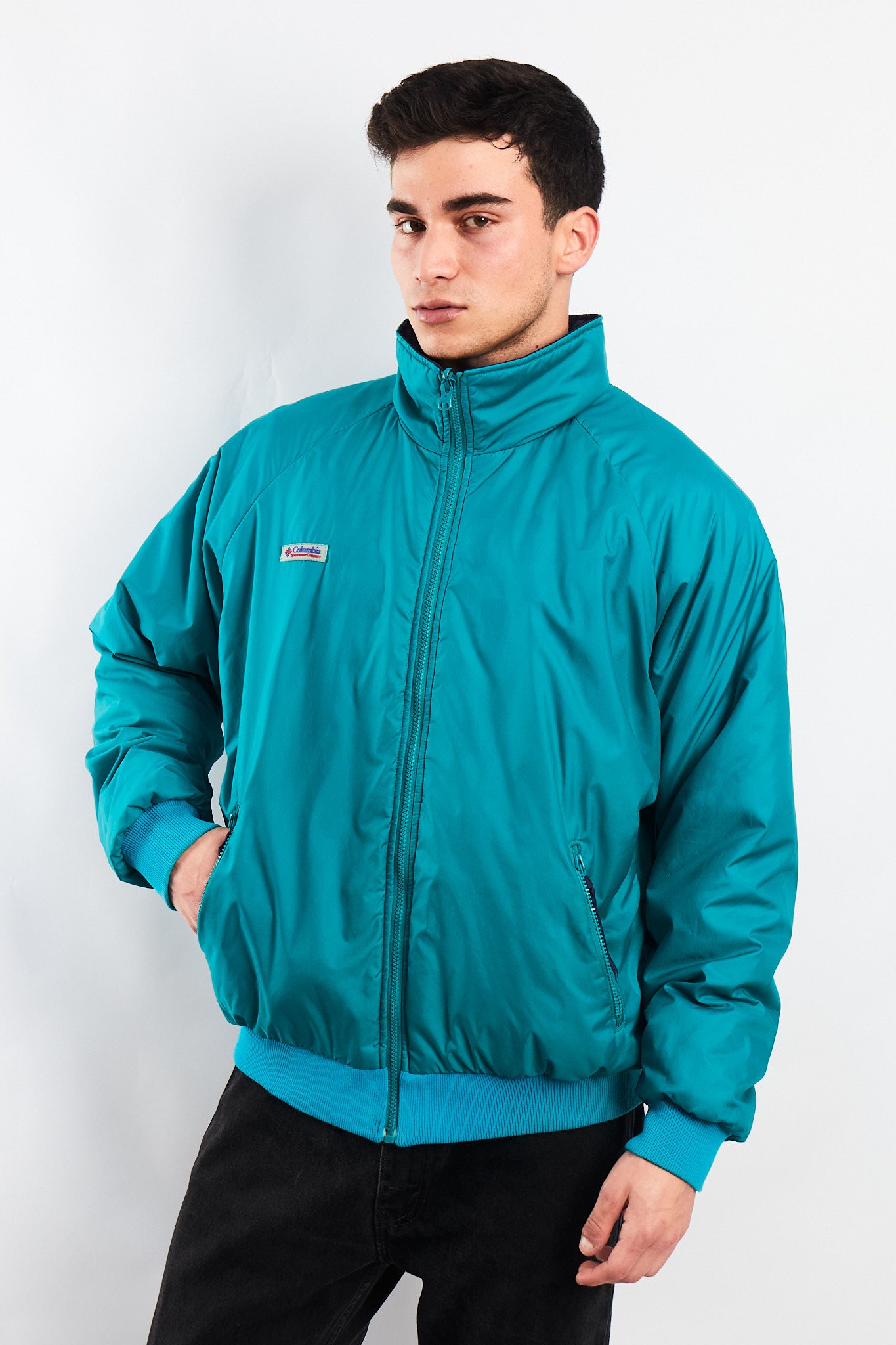 1990 Columbia Impermeable Reversible Padded Jacket (M/L)