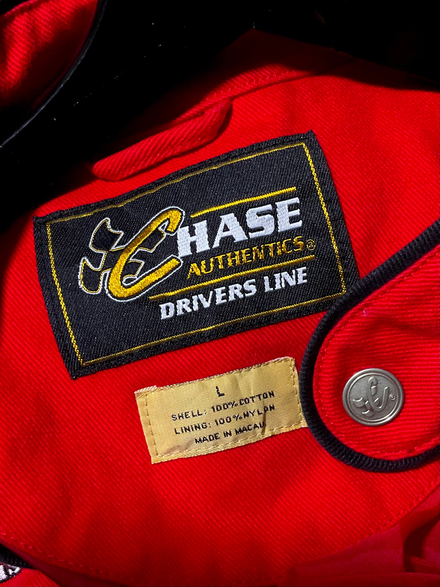 2000 Vintage Chase Nascar Budweiser Dale Earnhardt Jr Racing Jacket (L)