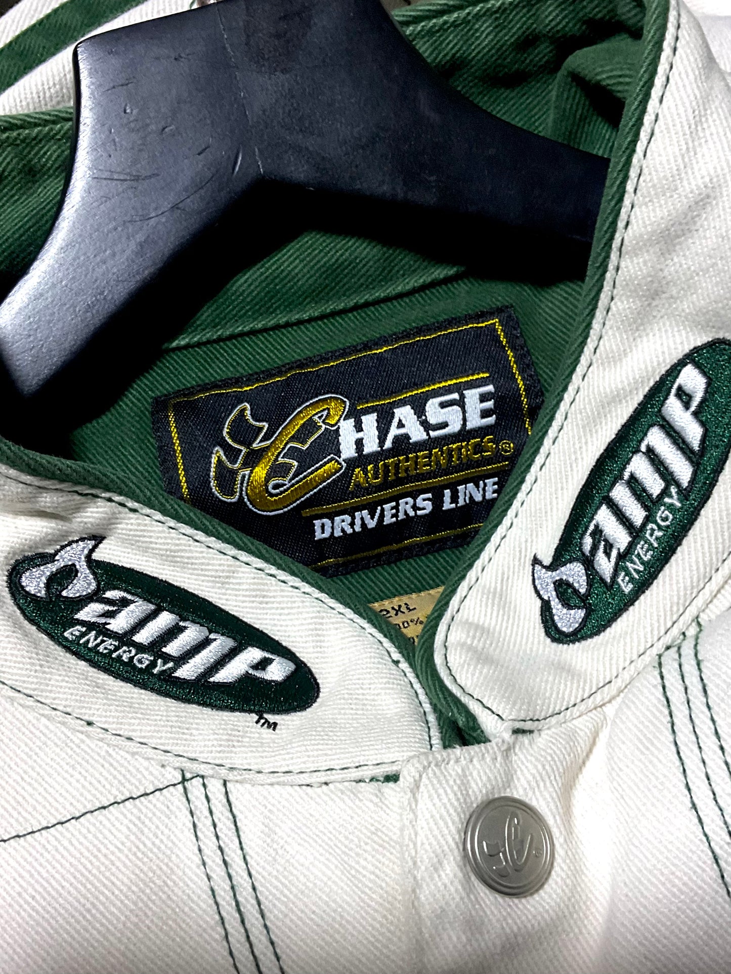 2008 Vintage Chase National Guard Dale Jr Nascar Racing Jacket (XL)