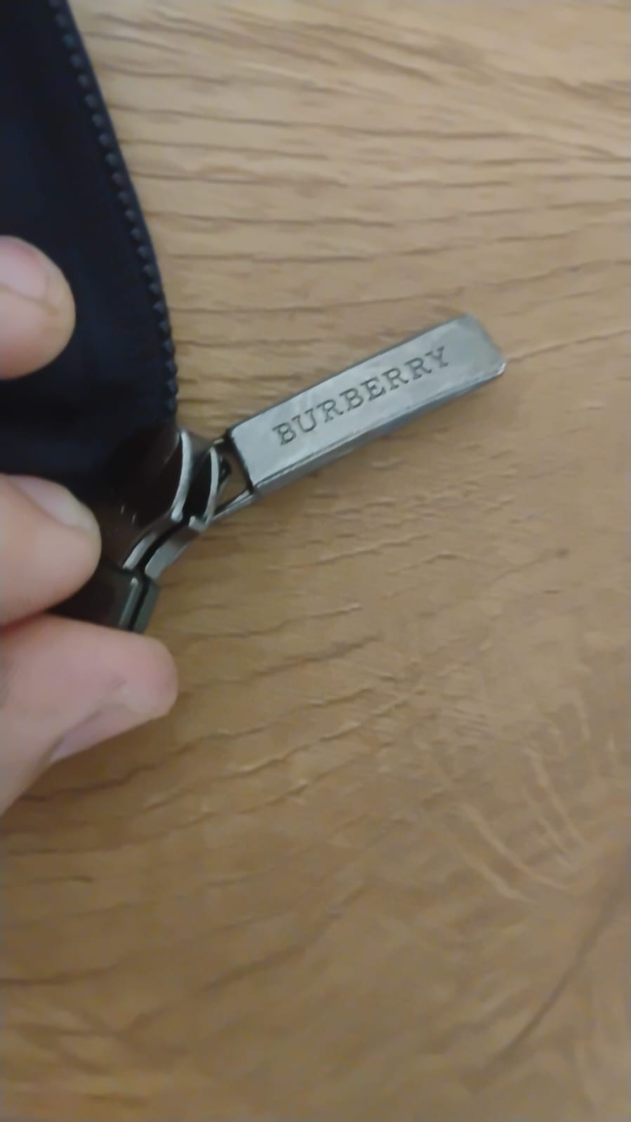 Vintage Burberry Navy Harrington Jacket (L/XL)
