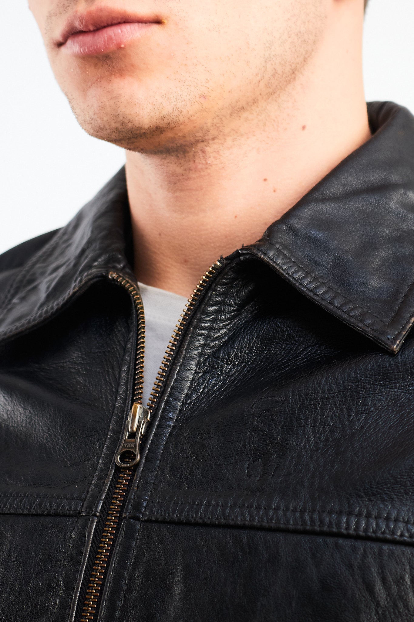 2000 Cowhide Leather Harrington Jacket (M)