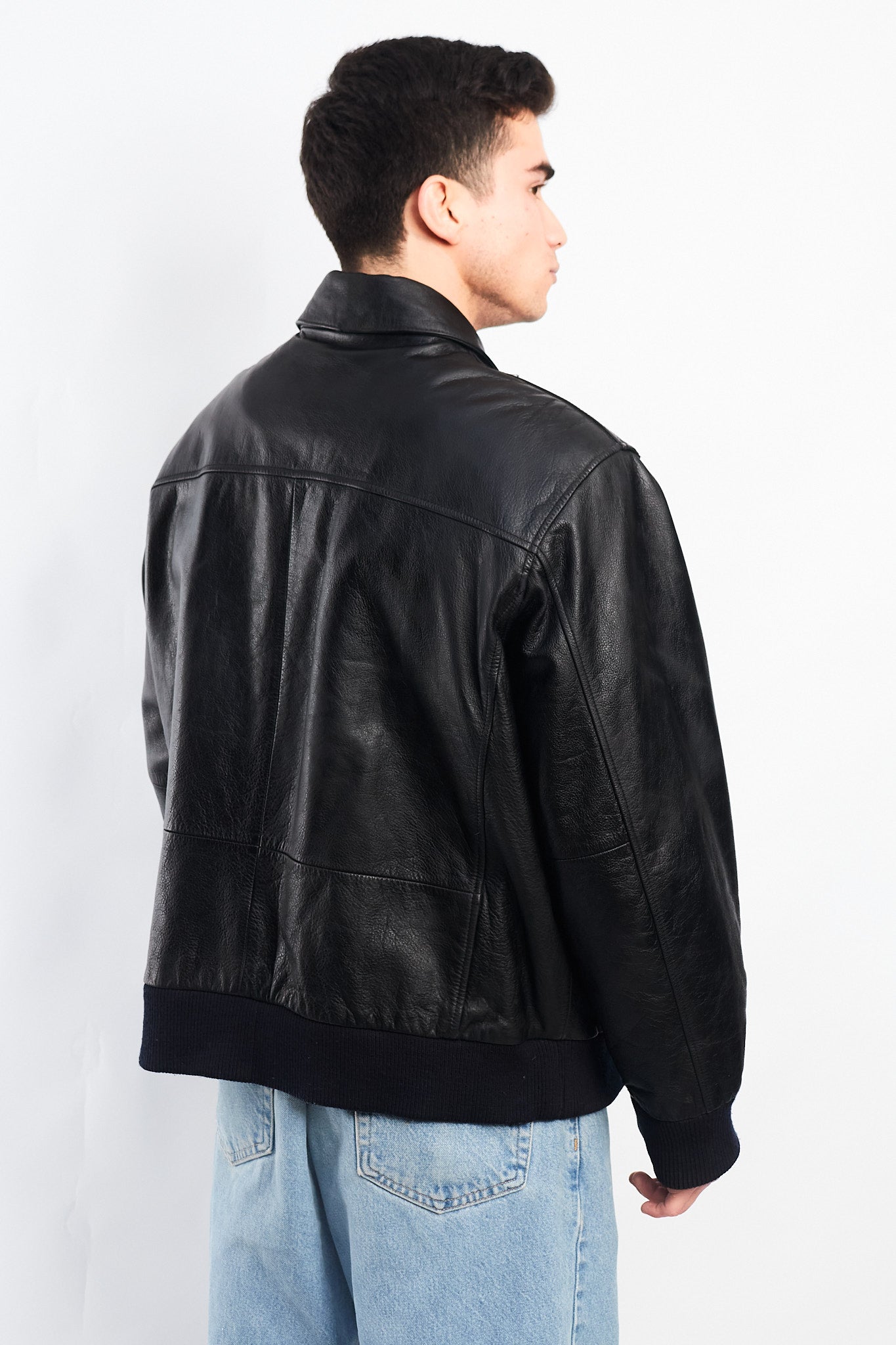 2000 Vintage A-2 Leather Flight Jacket (L)