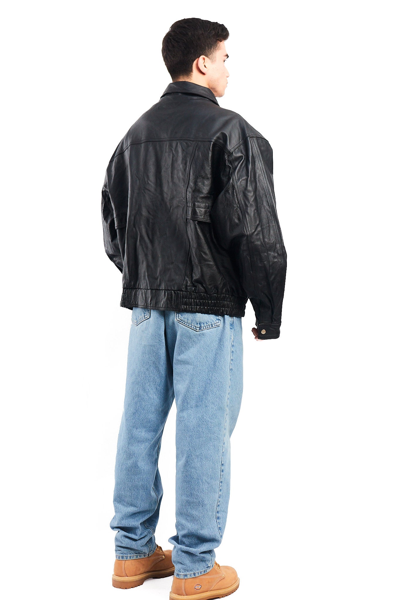 1990 Charles Klein Vintage Leather Bomber Jacket (XL)