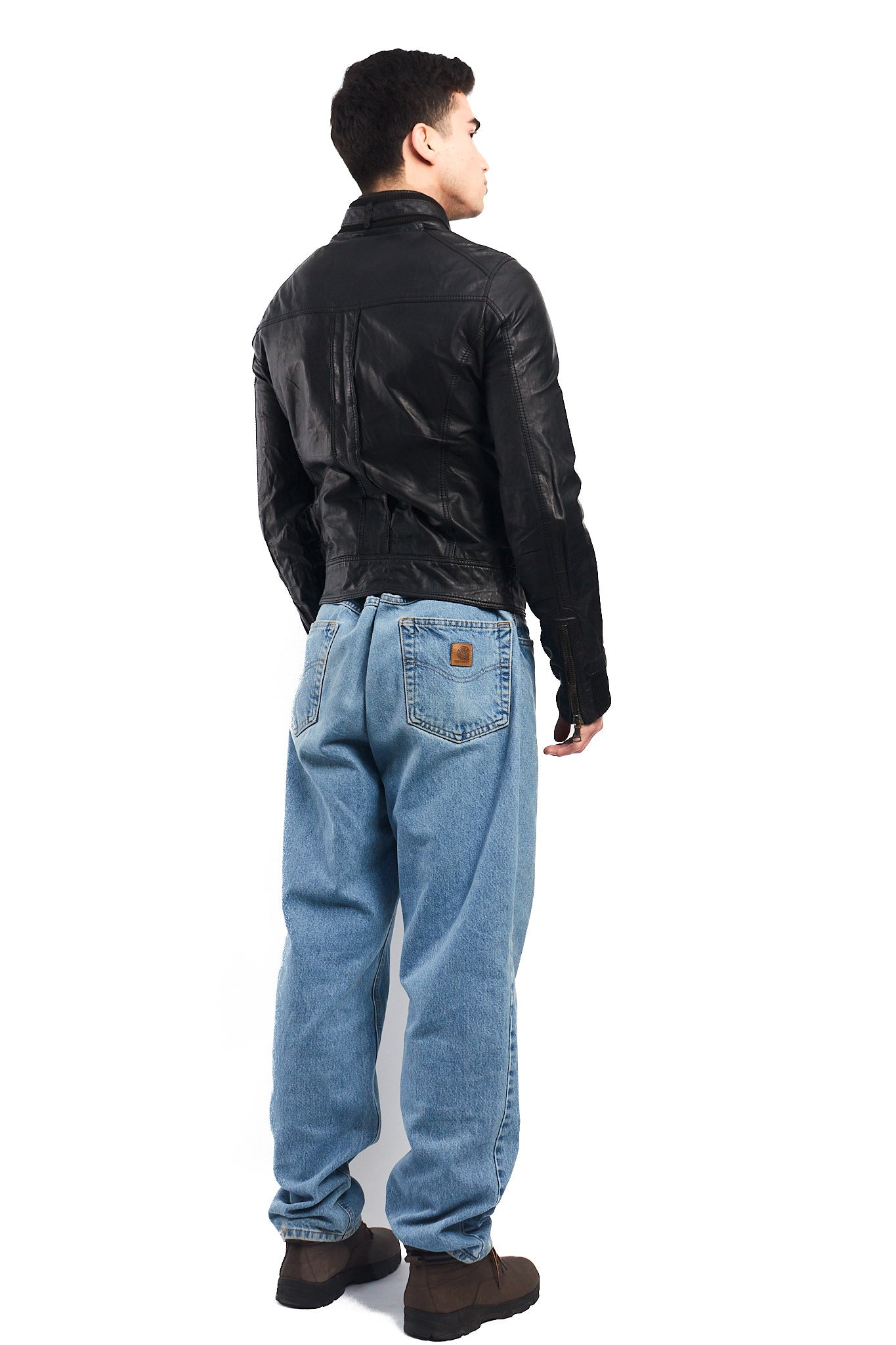 Vintage Dolce y Gabbana Leather Moto Jacket (S)
