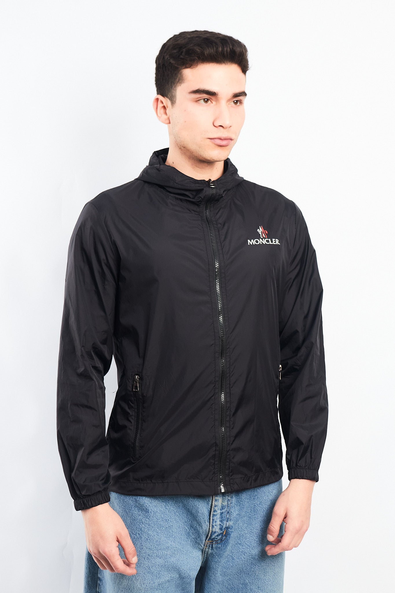 Vintage Moncler Big Logo Windbreaker (M)
