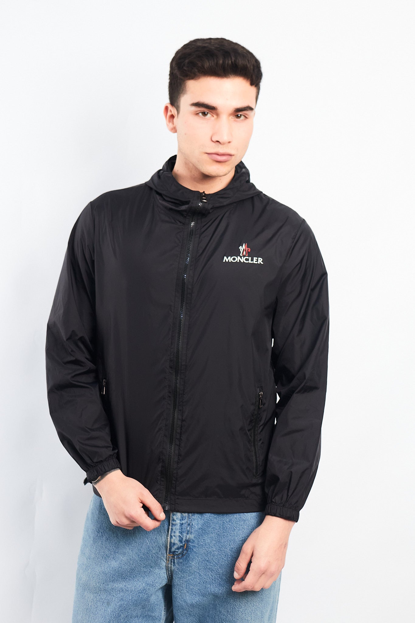 Vintage Moncler Big Logo Windbreaker (M)