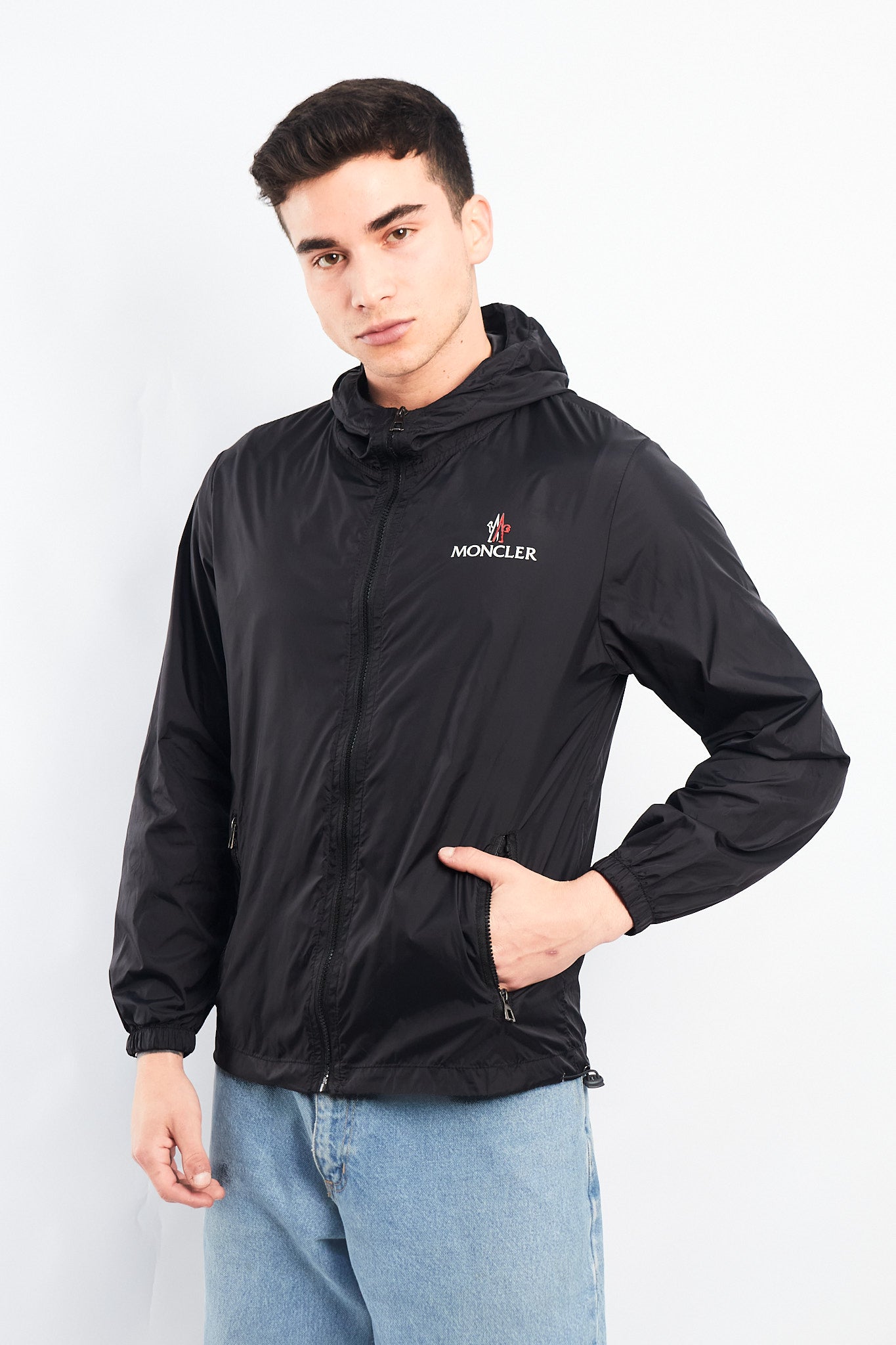 Vintage Moncler Big Logo Windbreaker (M)