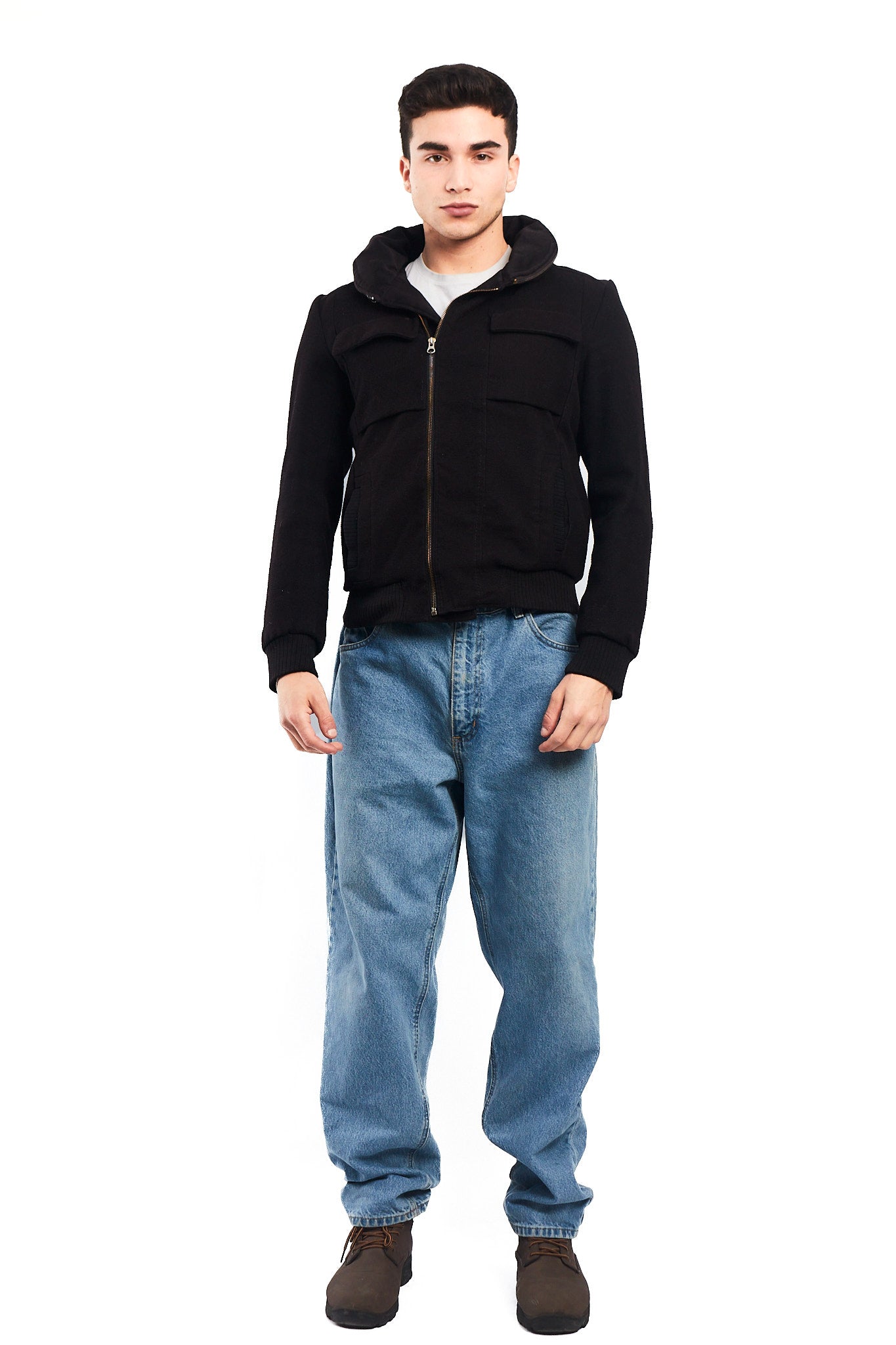 2000 Hugo Boss Wool Cargo Jacket (S)