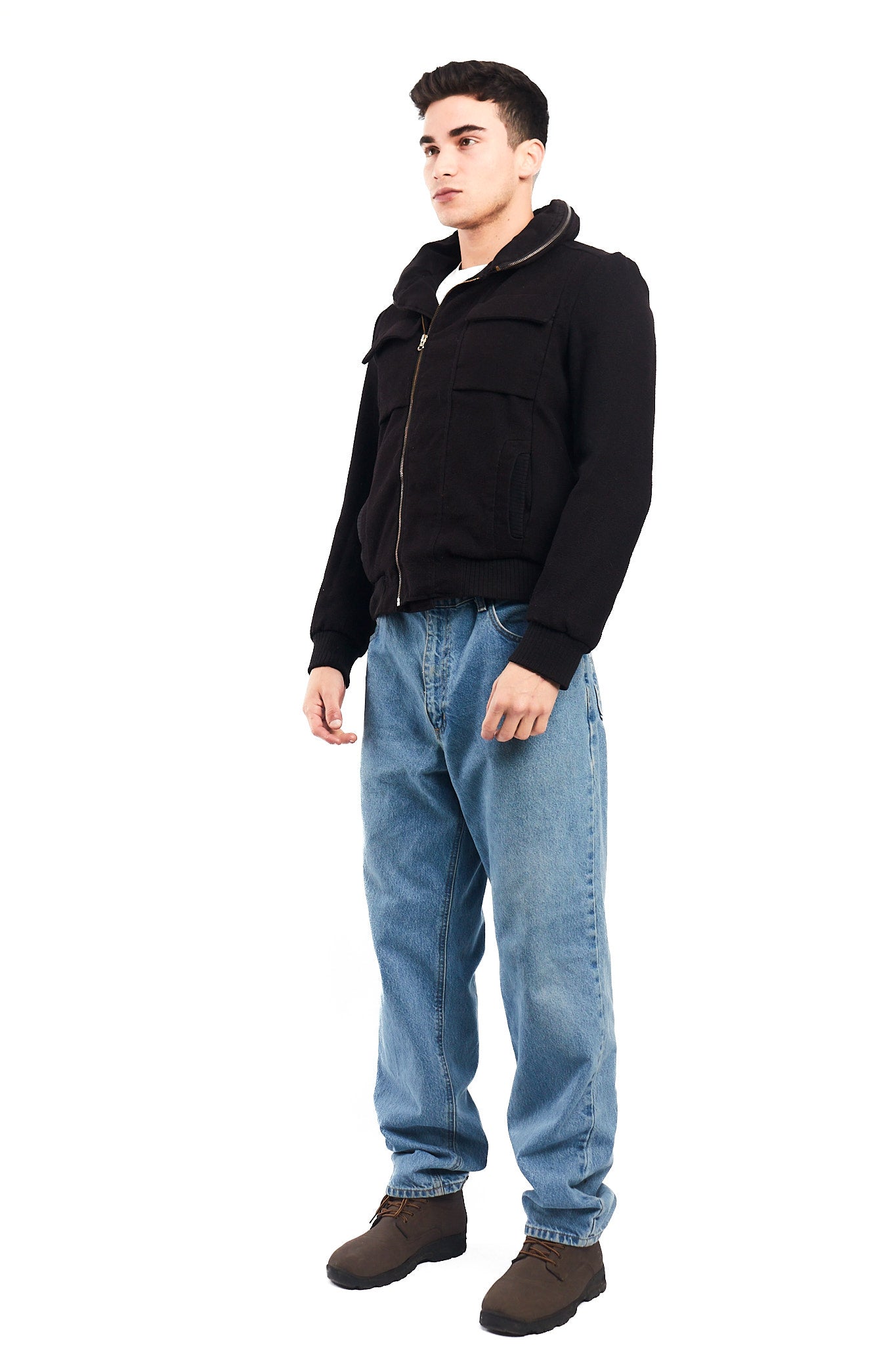 2000 Hugo Boss Wool Cargo Jacket (S)