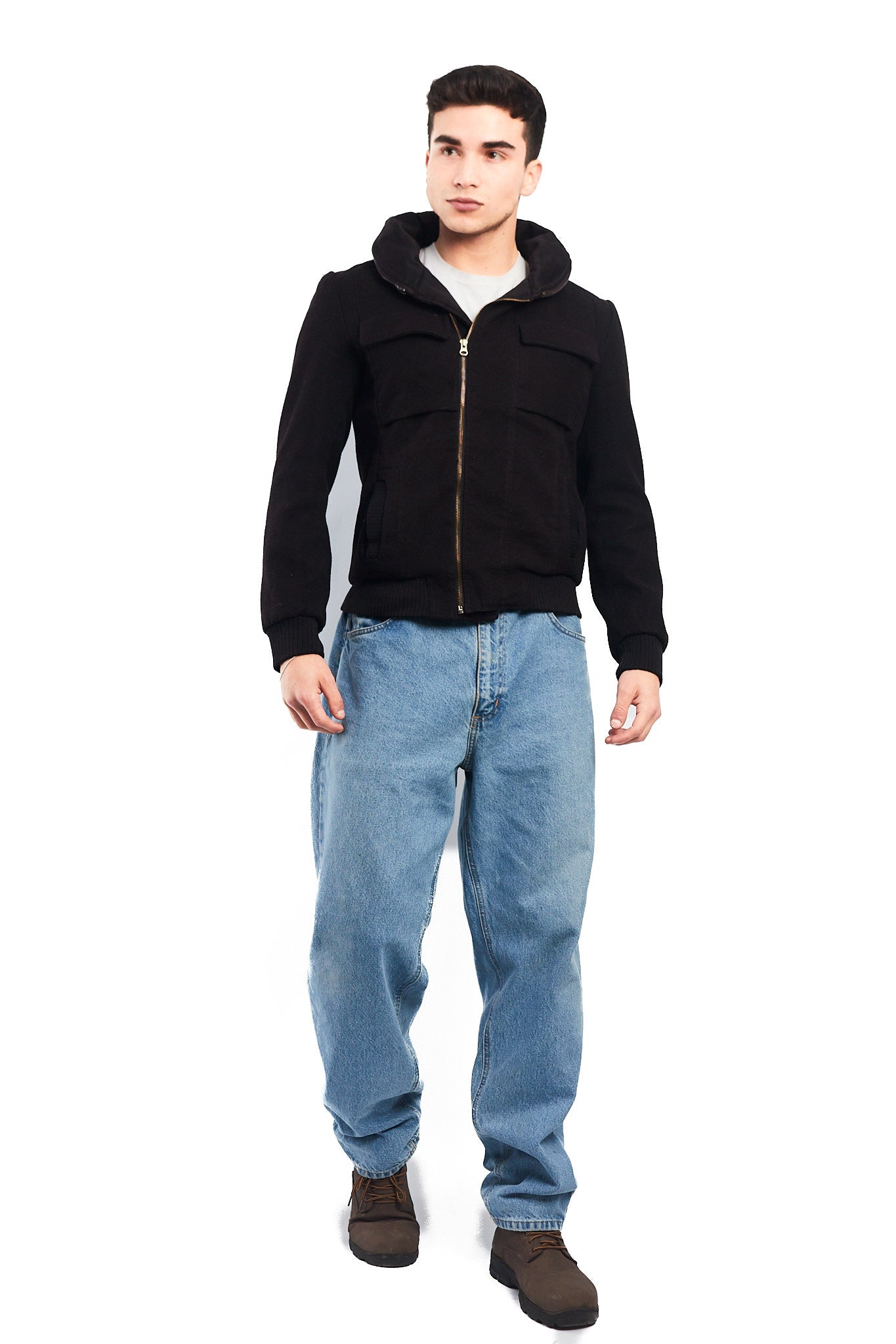 2000 Hugo Boss Wool Cargo Jacket (S)