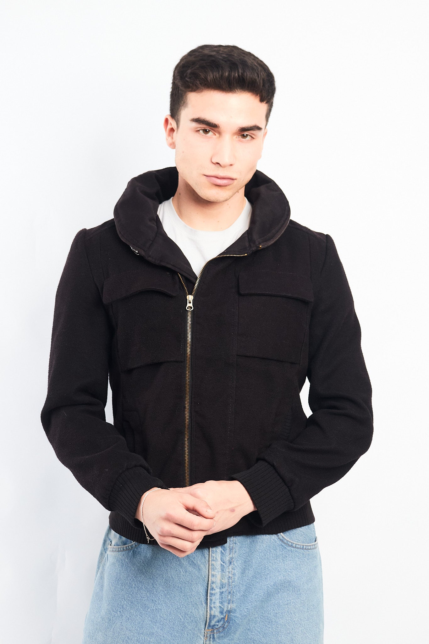 2000 Hugo Boss Wool Cargo Jacket (S)