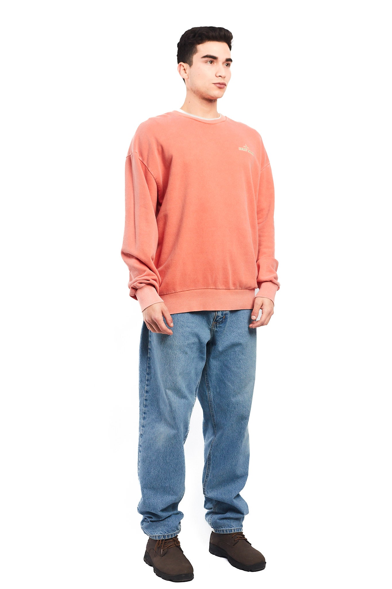 Vintage Stone Island Washed Salmon Crewneck (L/XL)