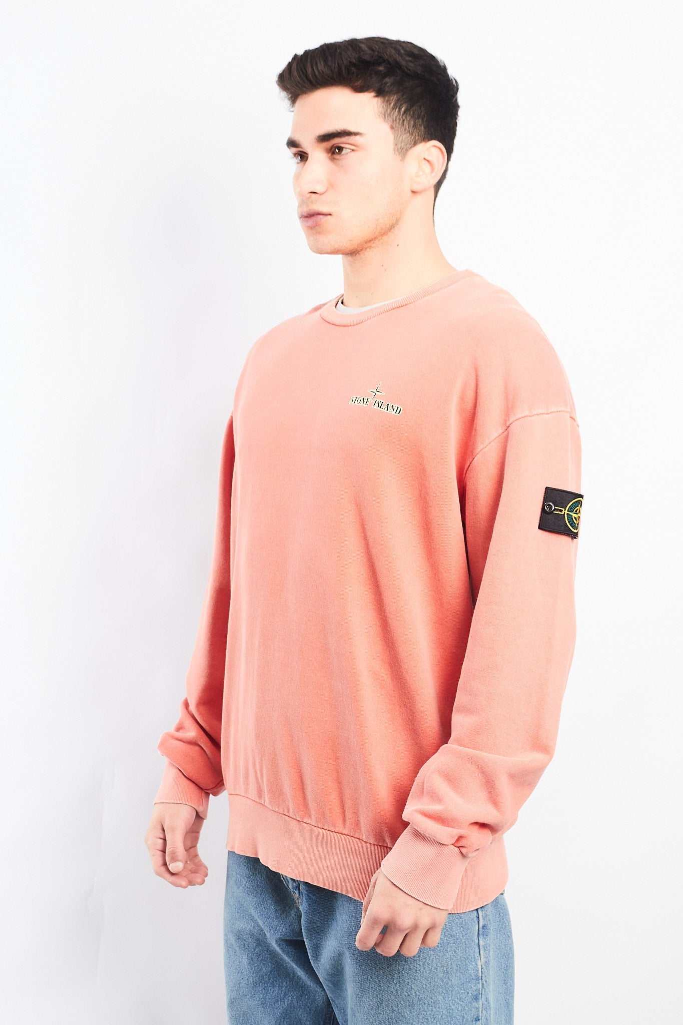 Vintage Stone Island Washed Salmon Crewneck (L/XL)