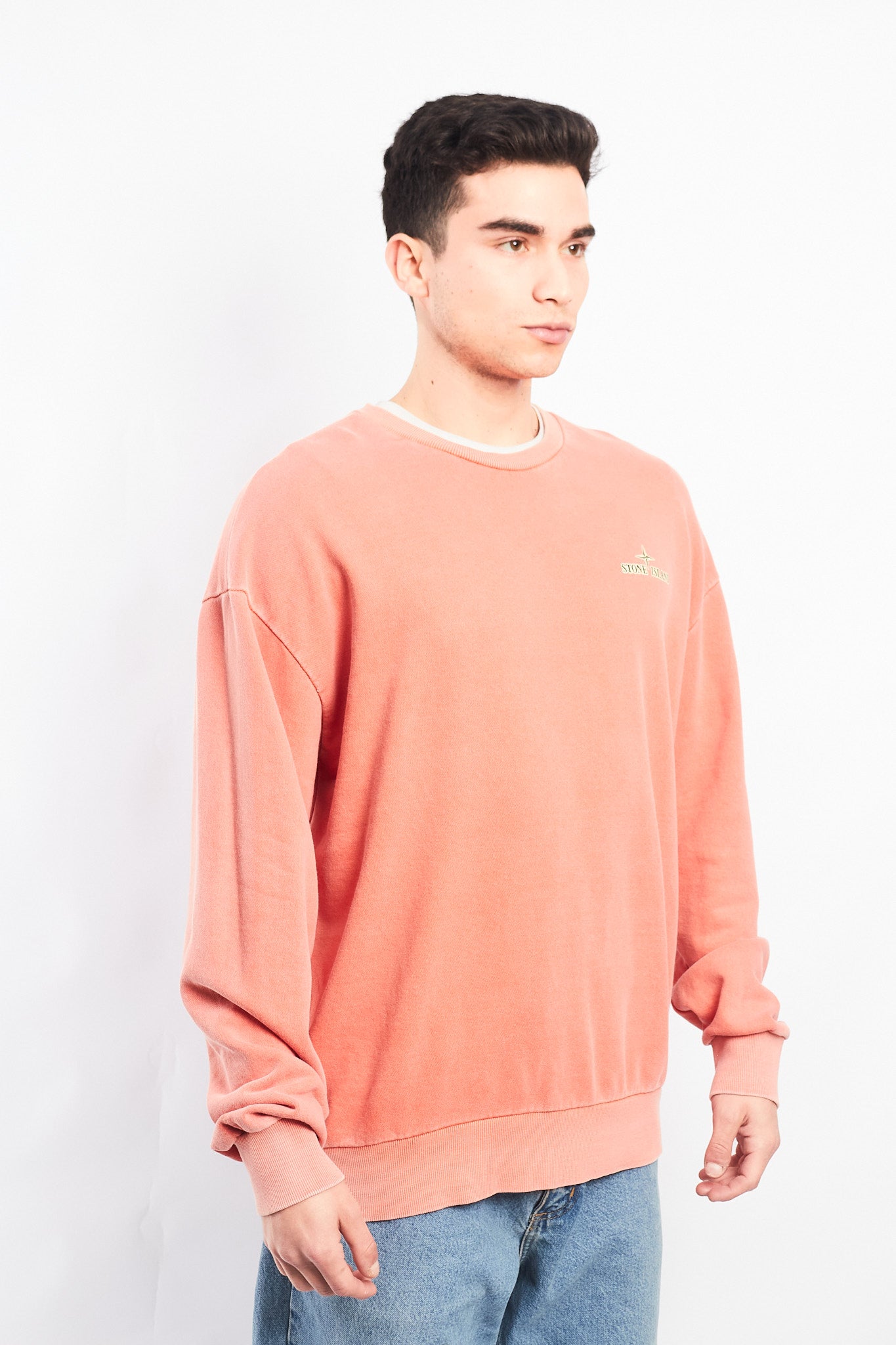 Vintage Stone Island Washed Salmon Crewneck (L/XL)