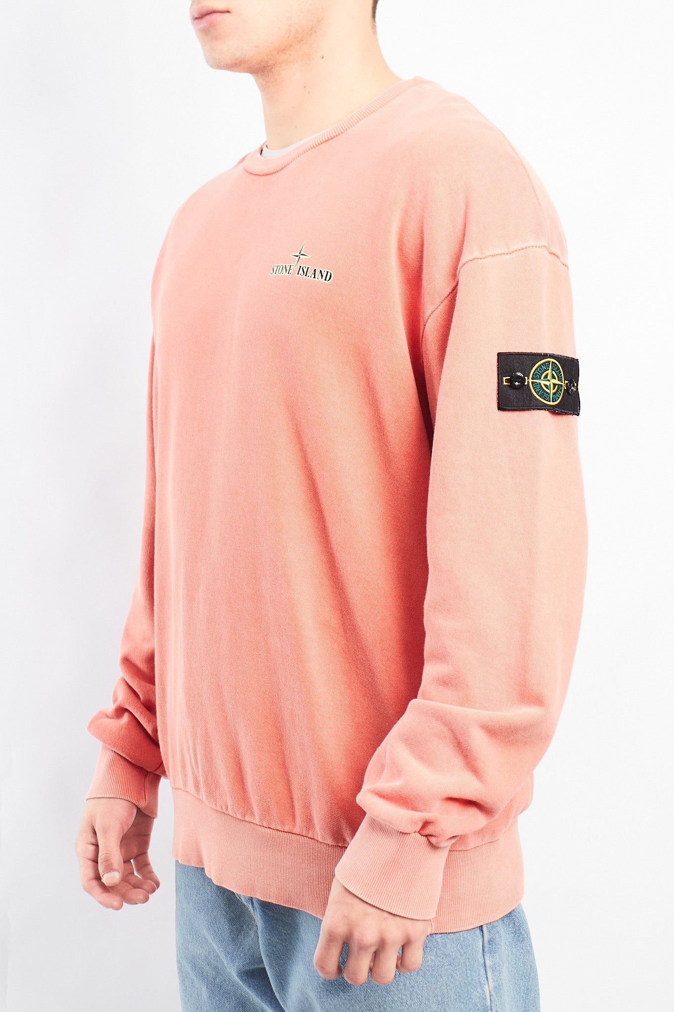 Vintage Stone Island Washed Salmon Crewneck (L/XL)