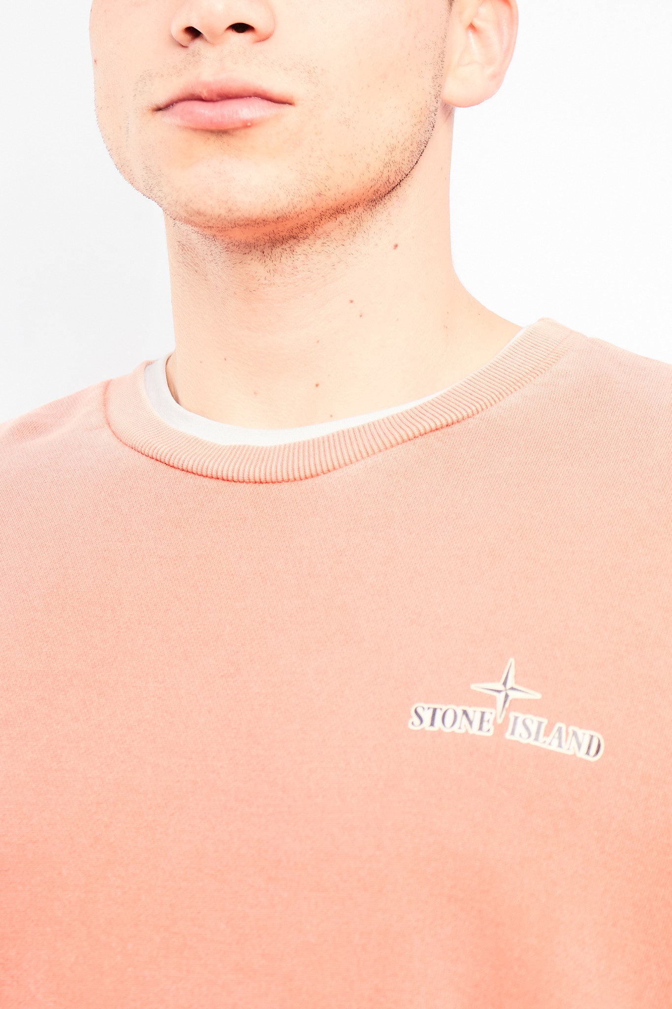 Vintage Stone Island Washed Salmon Crewneck (L/XL)