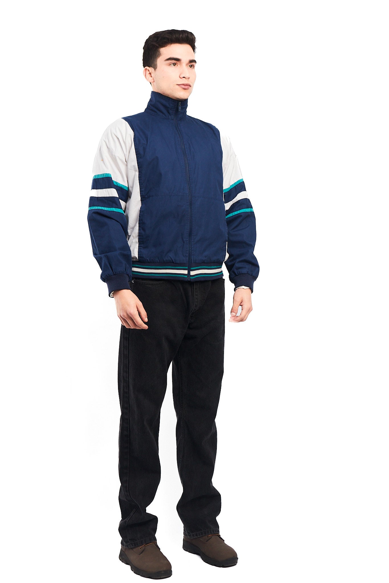 1990 Christian Dior Monsieur Colorblock Track Jacket (M)