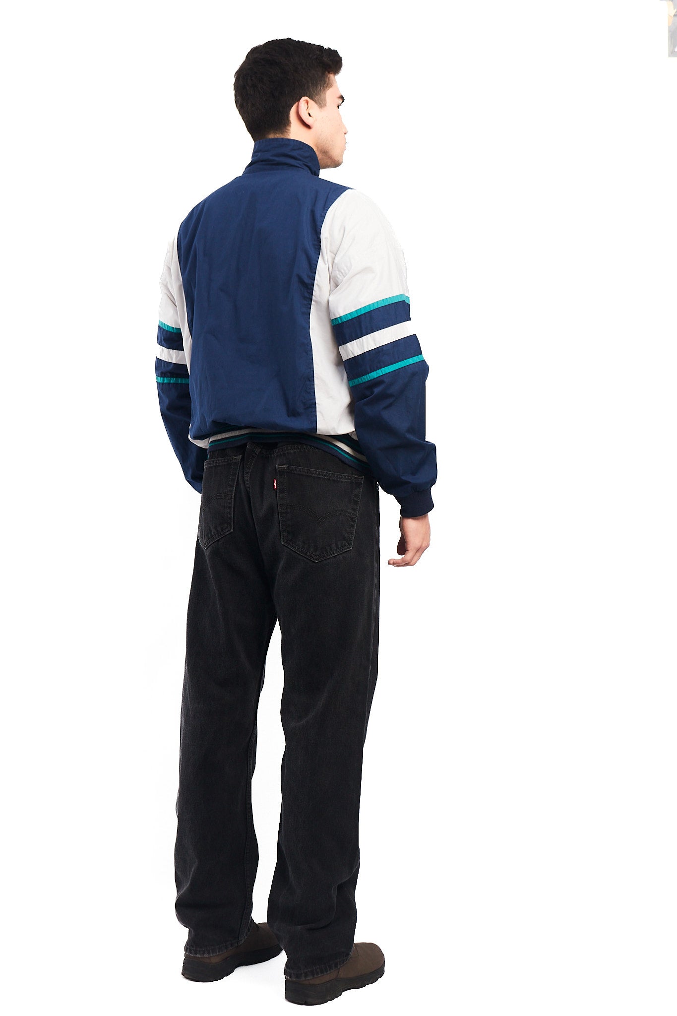 1990 Christian Dior Monsieur Colorblock Track Jacket (M)