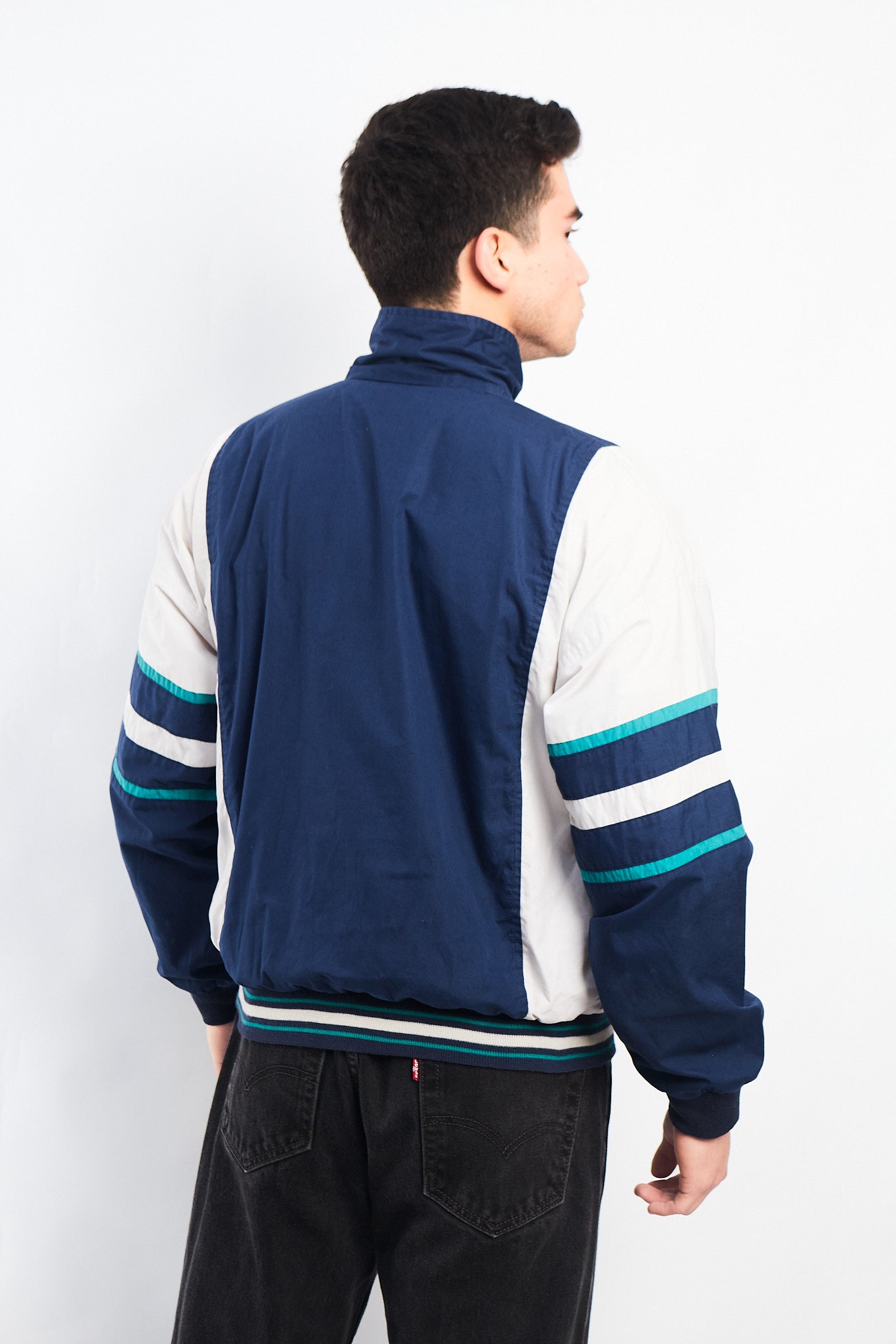 1990 Christian Dior Monsieur Colorblock Track Jacket (M)