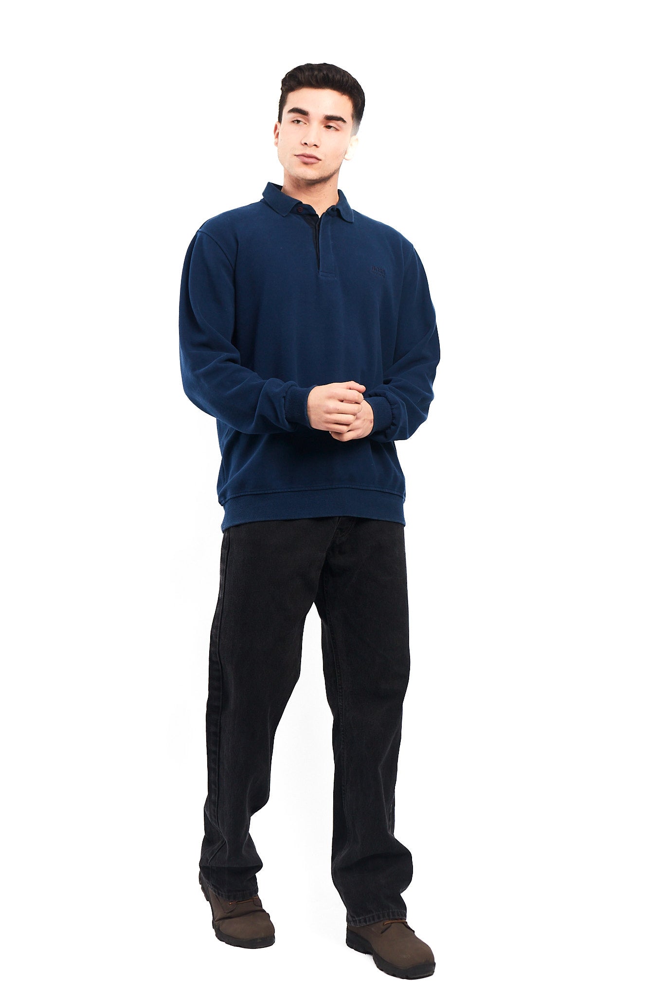 Hugo Boss Long sleeve Polo Shirt (XL)