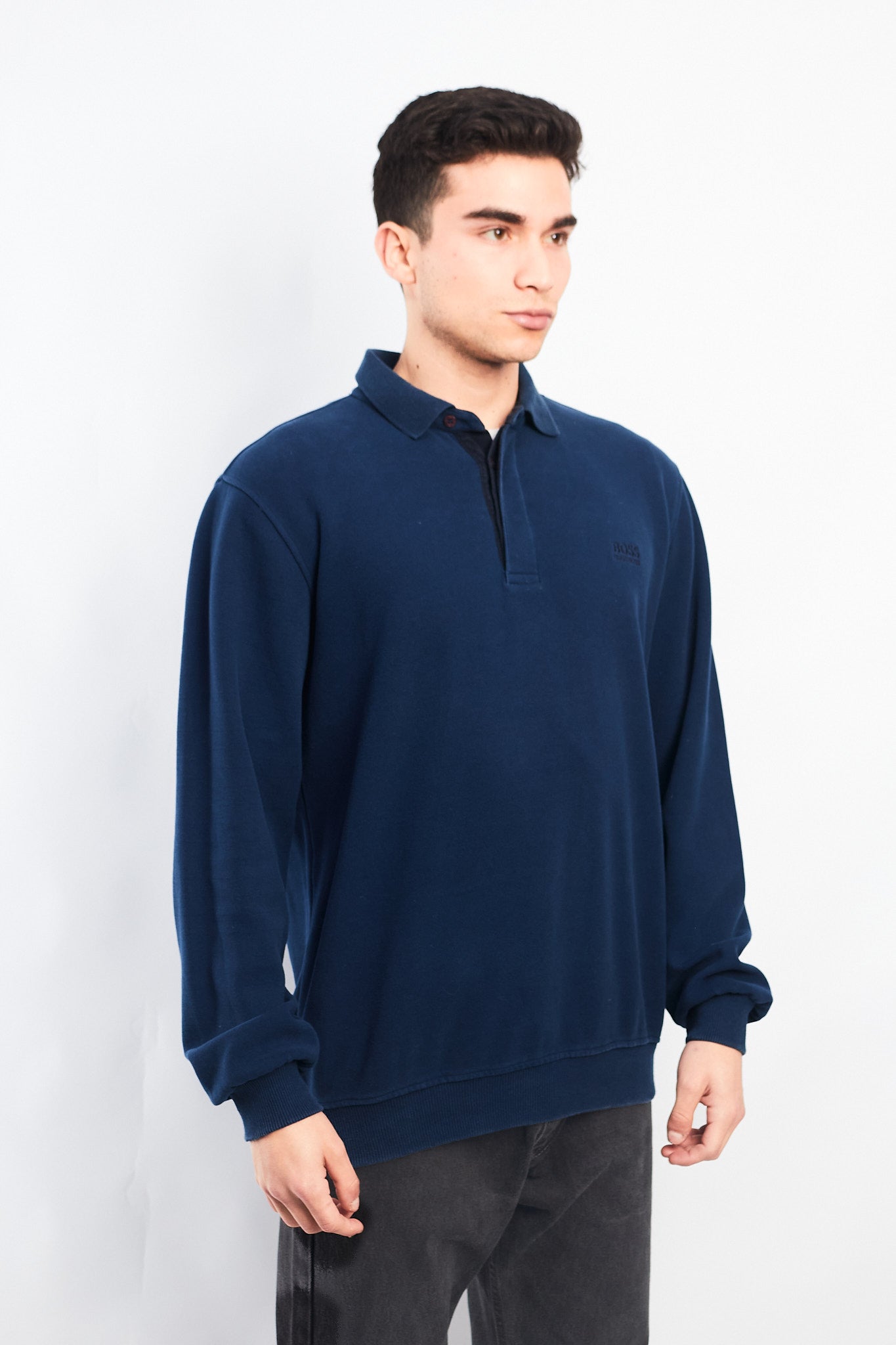 Hugo Boss Long sleeve Polo Shirt (XL)