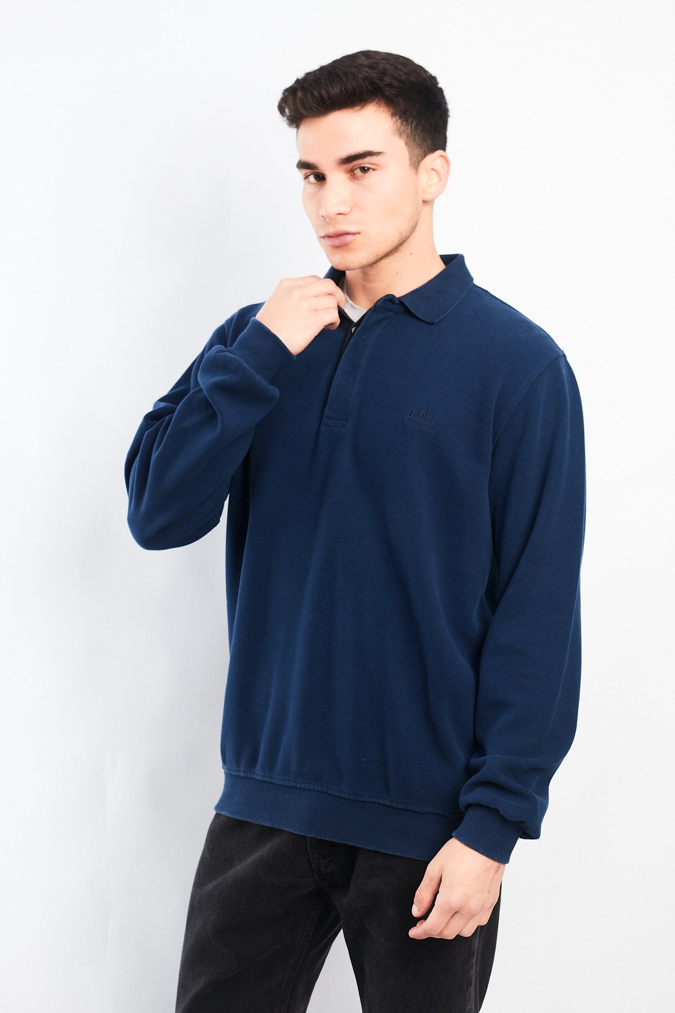 Hugo Boss Long sleeve Polo Shirt (XL)