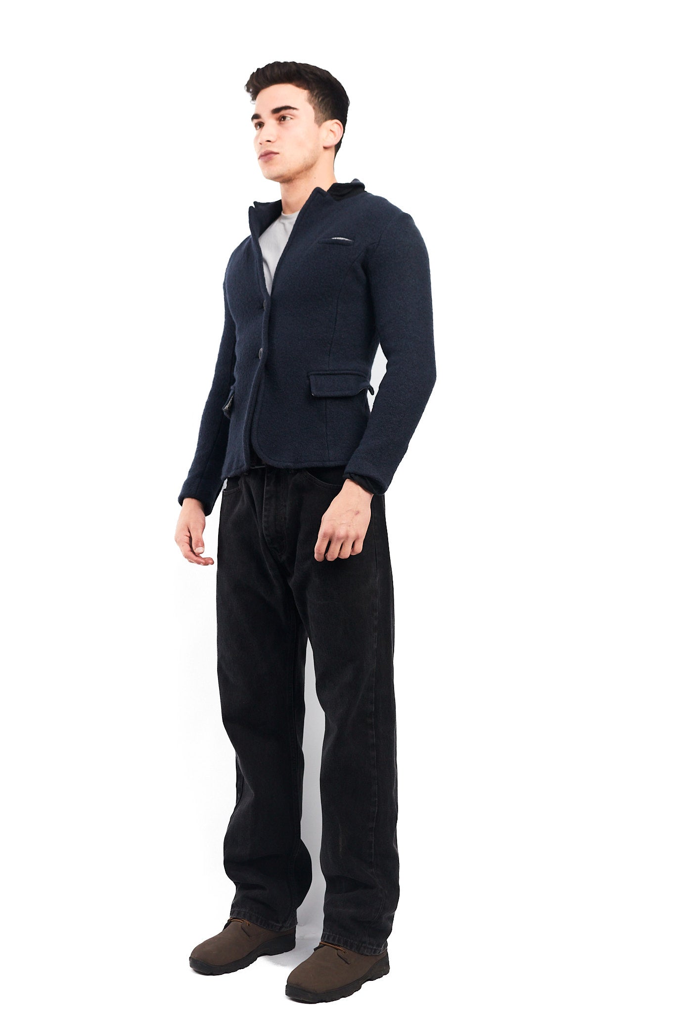 Vintage Armani Jeans Virgin Wool Blazer (XS)