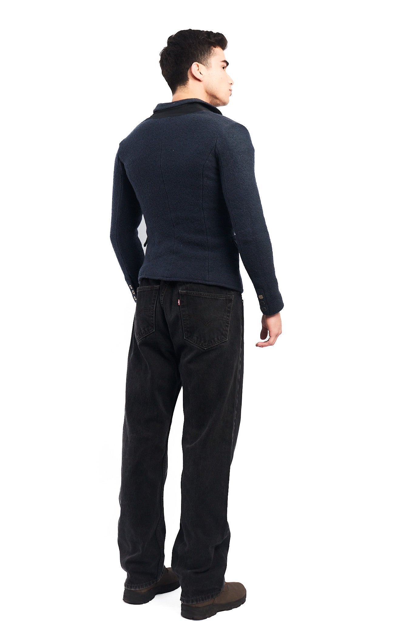 Vintage Armani Jeans Virgin Wool Blazer (XS)