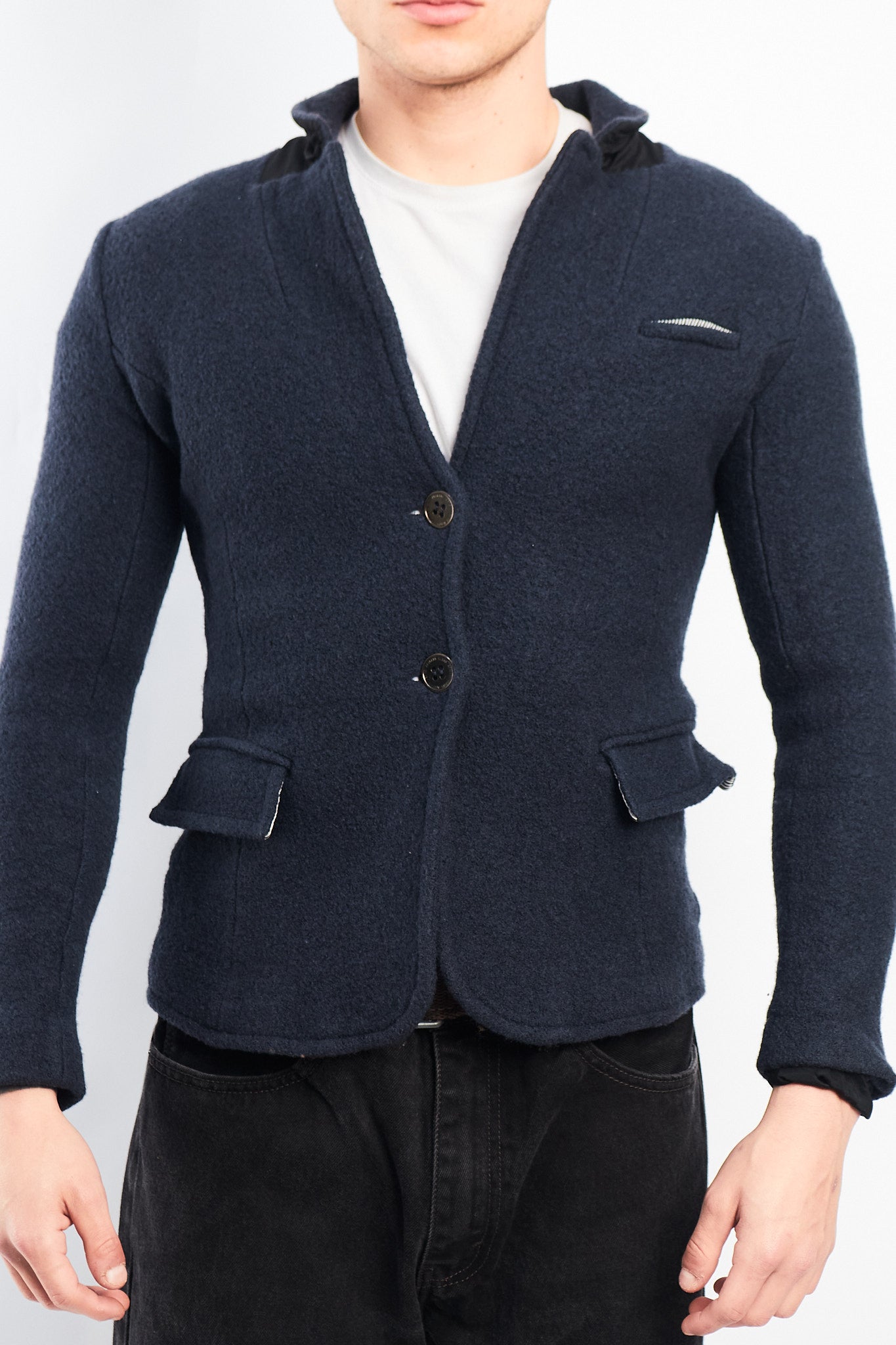 Vintage Armani Jeans Virgin Wool Blazer (XS)