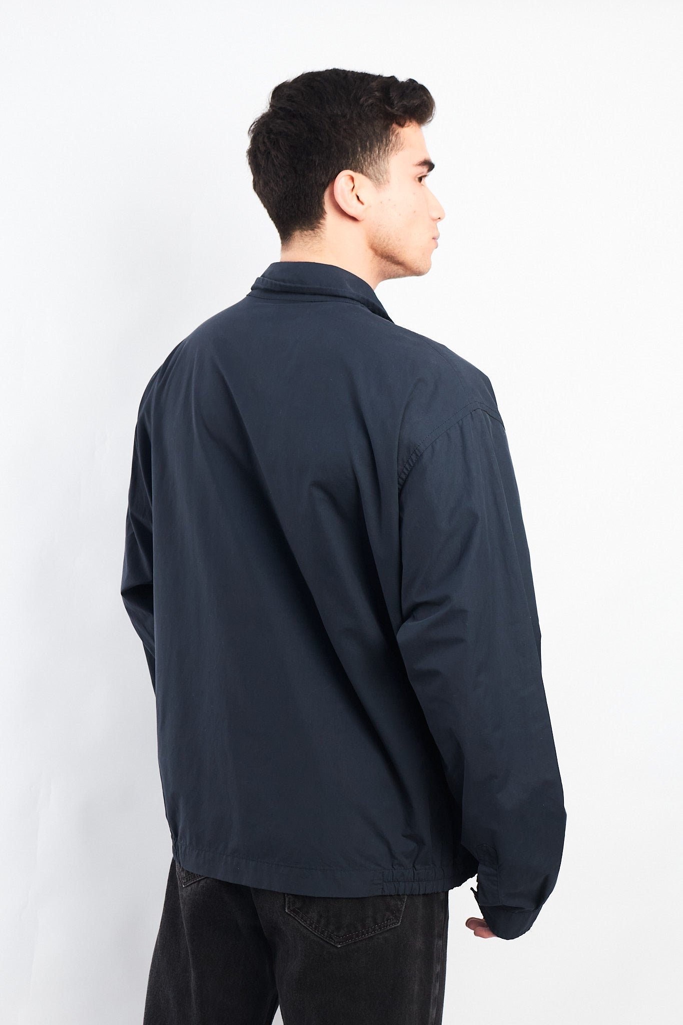 Vintage Burberry Navy Harrington Jacket (L/XL)