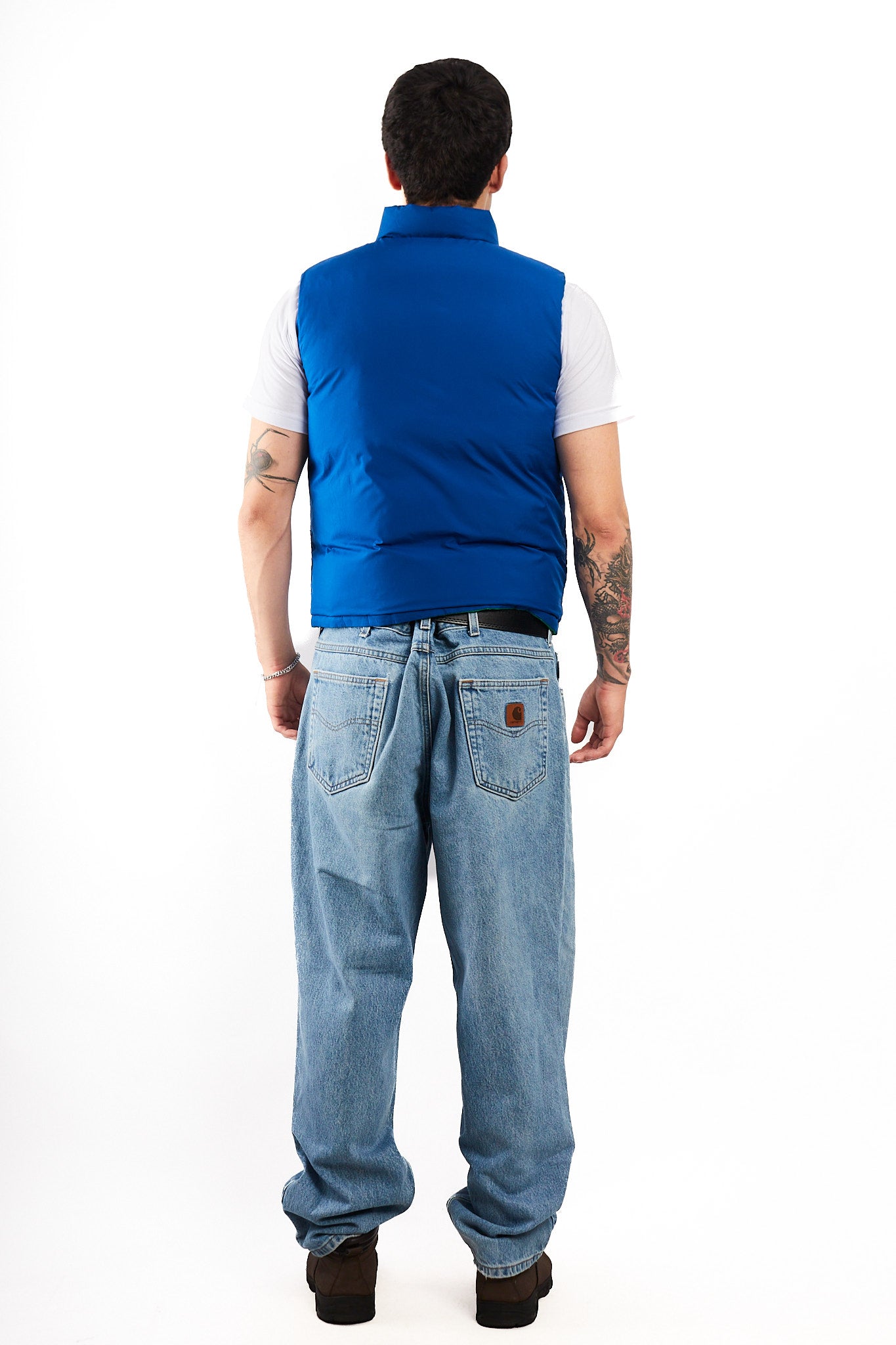 1990 Vintage Polo Ralph Lauren Reversible Down Puffer Vest (S/M)