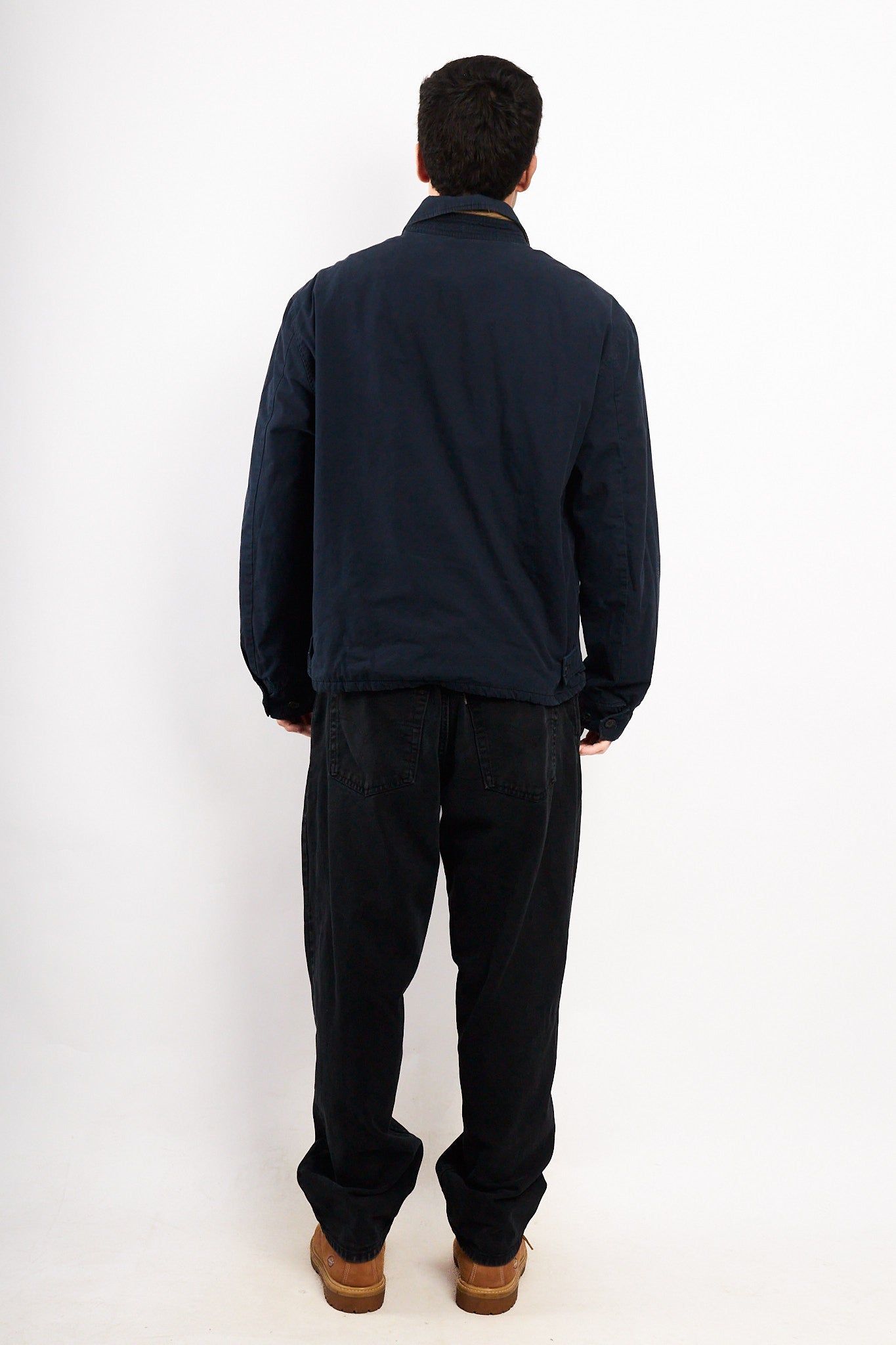 2010 Polo Ralph Lauren Lined Navy Oxford Harrington (M/L)