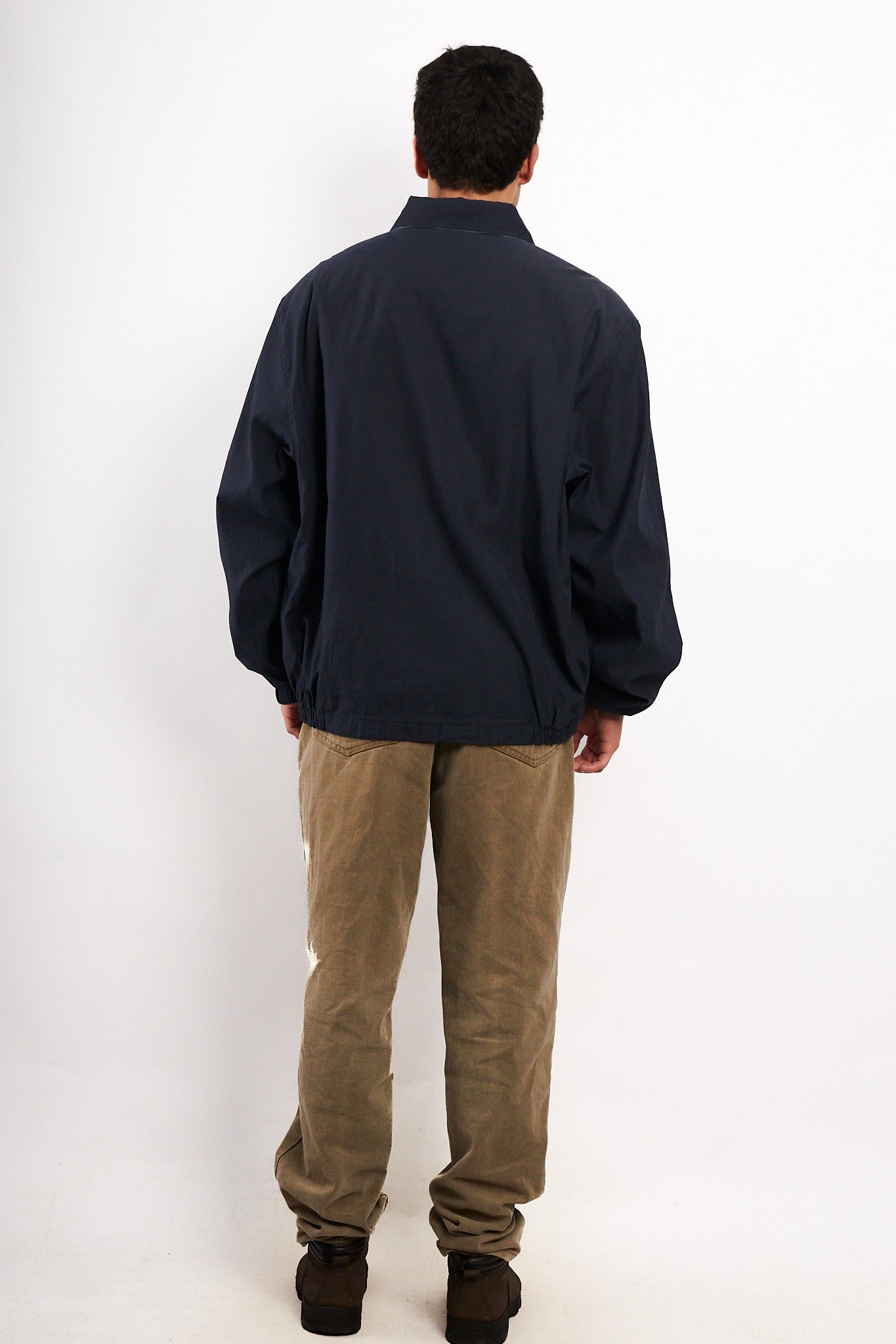 2000 Vintage Timberland Impermeable Navy Harrington (XL/XXL)