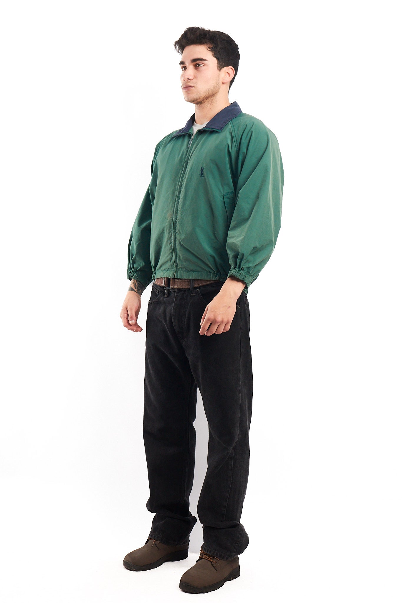 1990 Vintage Yve Saint Laurent Collar Spell Out Jacket (S/M)