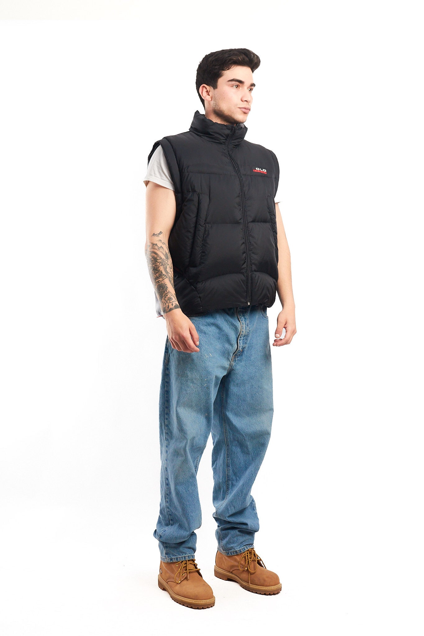 1990 Polo Sport Ralph Lauren Down Puffer Vest (L/XL)