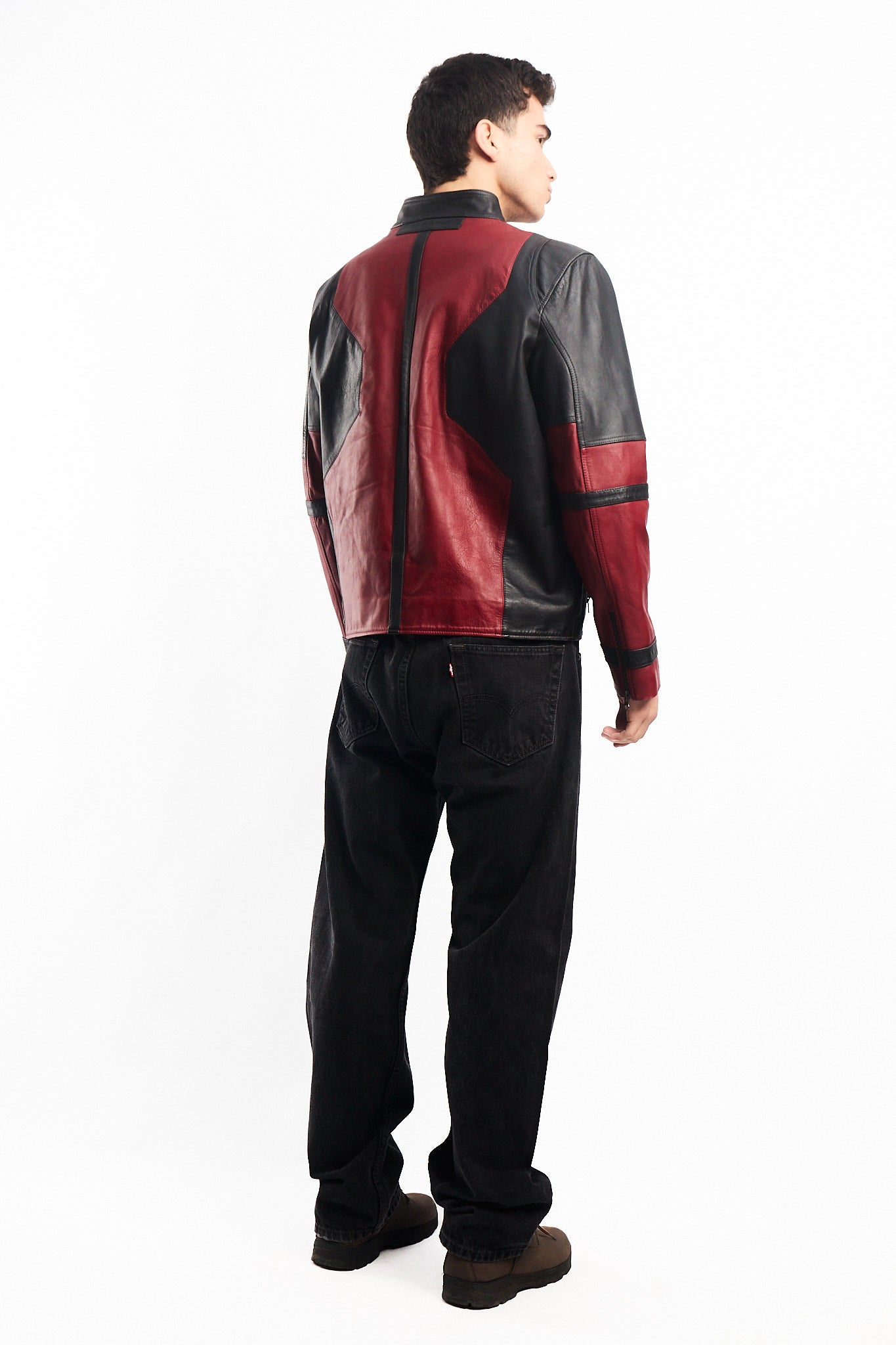 Genuine Leather Moto Jacket (M/L)