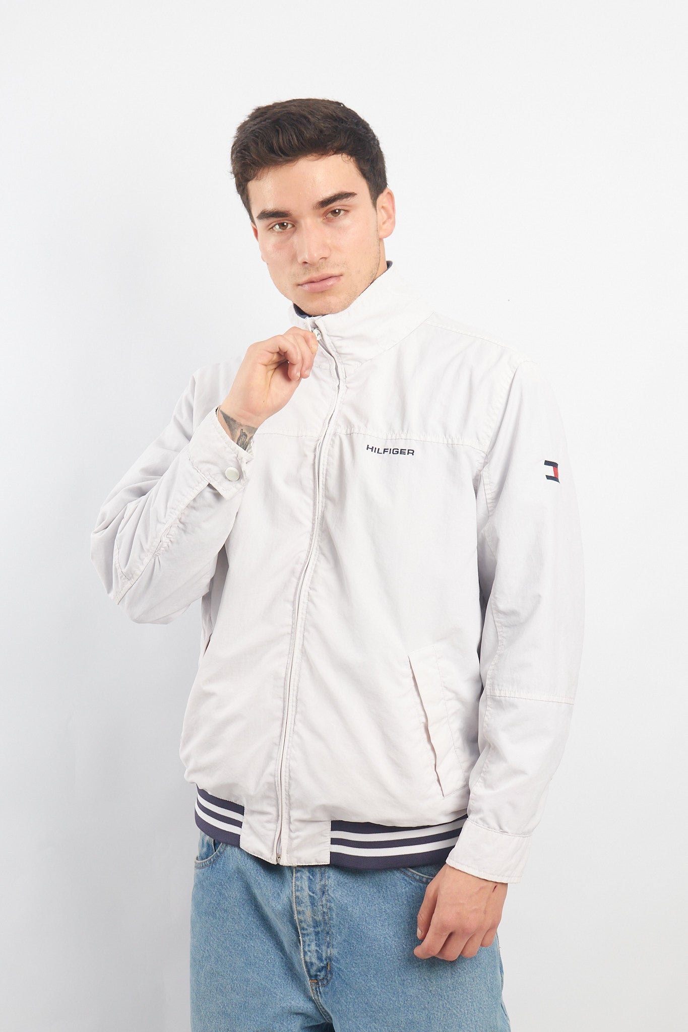 2014 Tommy Hilfiger White Windbreaker (M/L)
