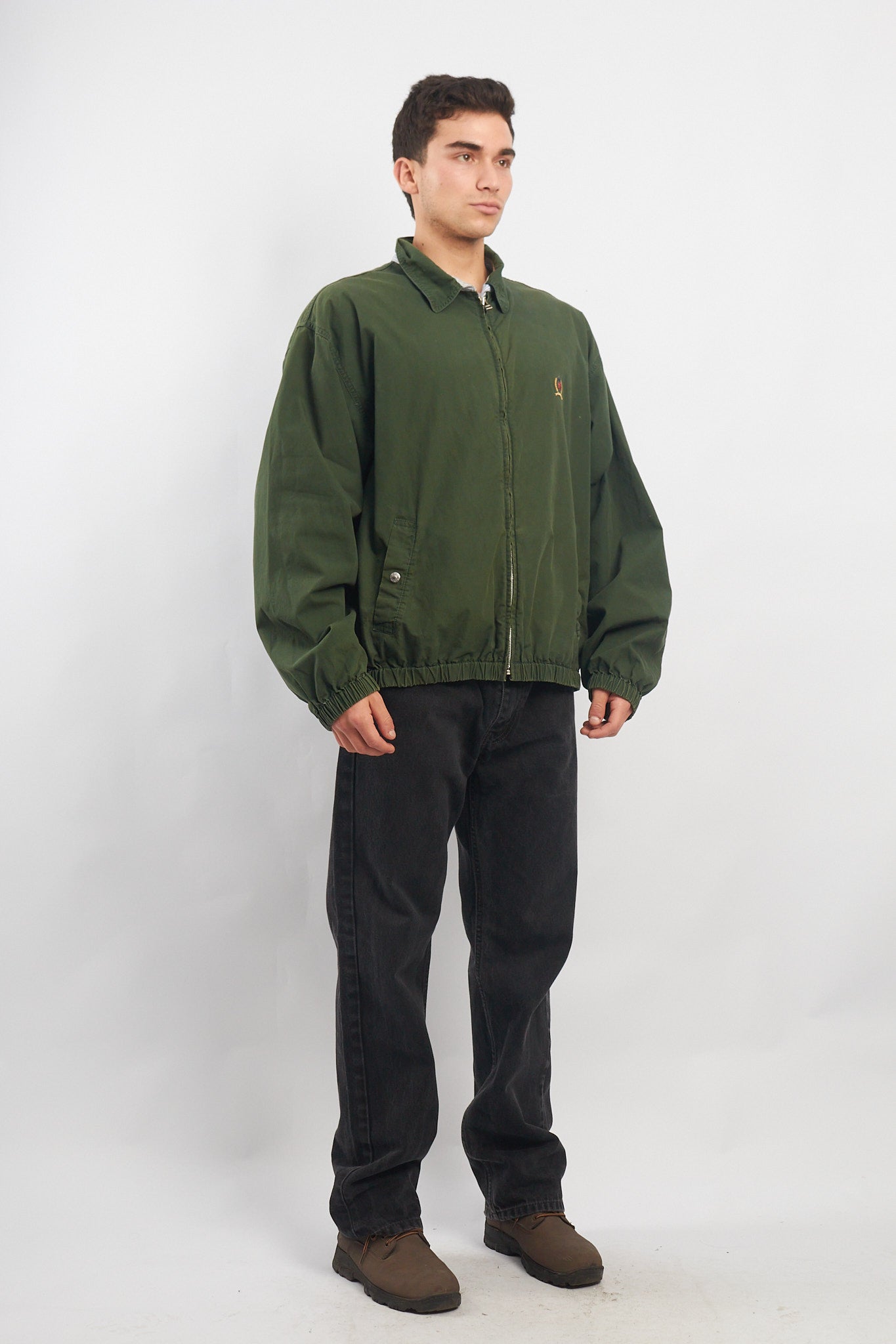 1990 Tommy Hilfiger Lion Vintage Harrington Jacket (L/XL)
