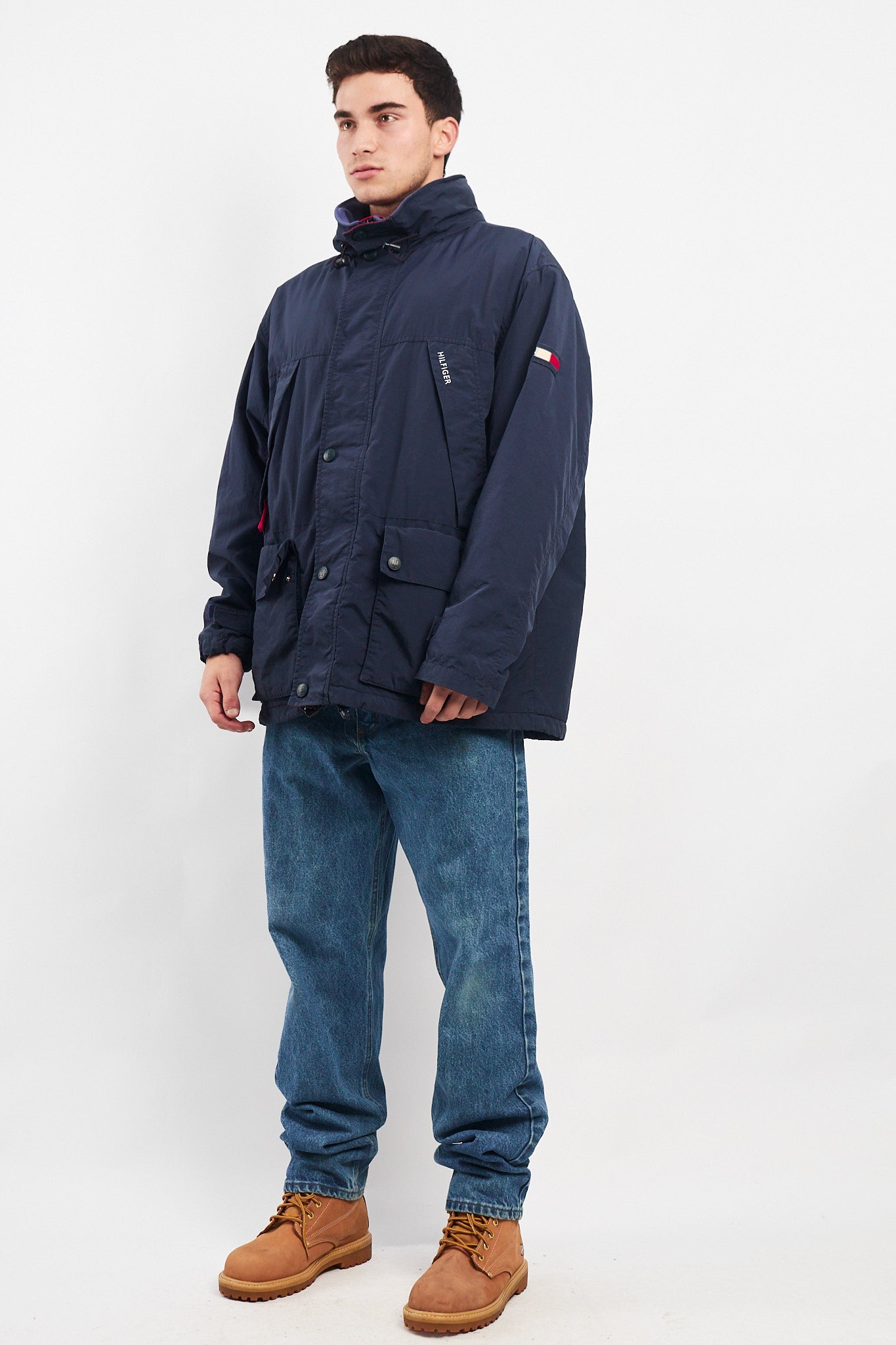 1990 Vintage Tommy Hilfiger Padded Parka Jacket (L/XL)