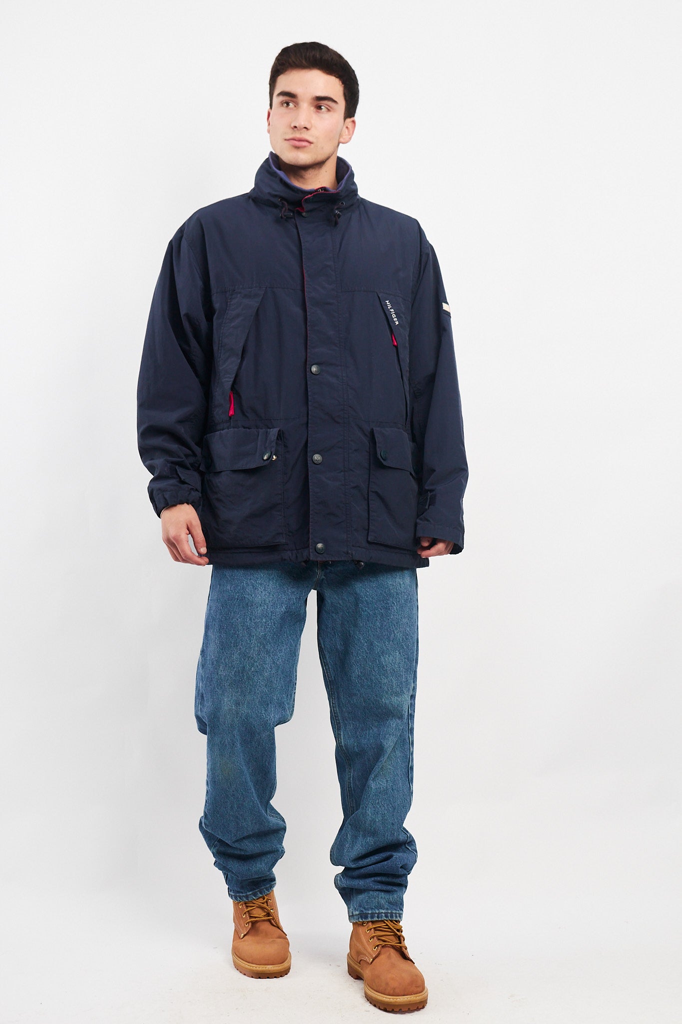 1990 Vintage Tommy Hilfiger Padded Parka Jacket (L/XL)
