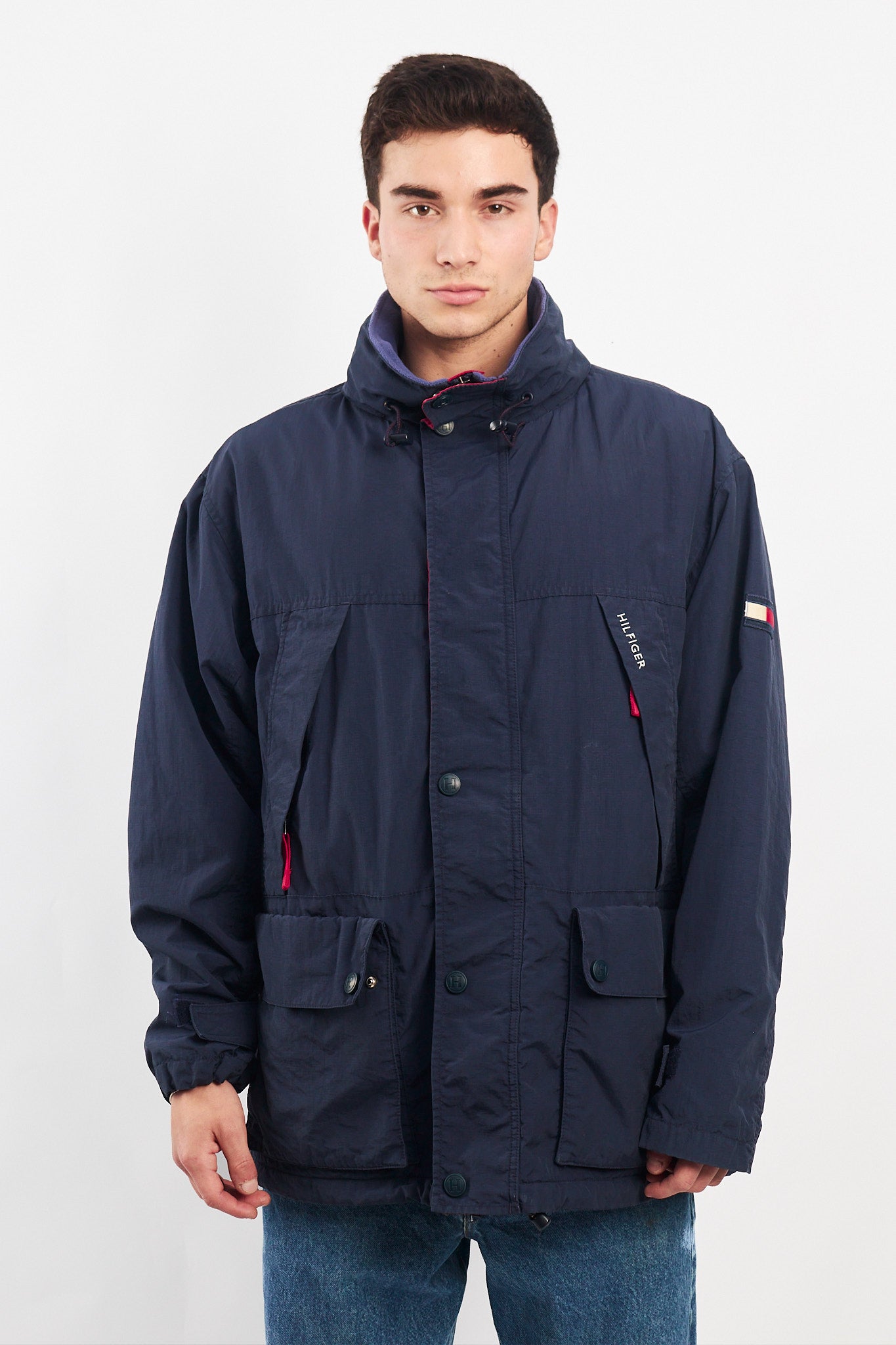 1990 Vintage Tommy Hilfiger Padded Parka Jacket (L/XL)