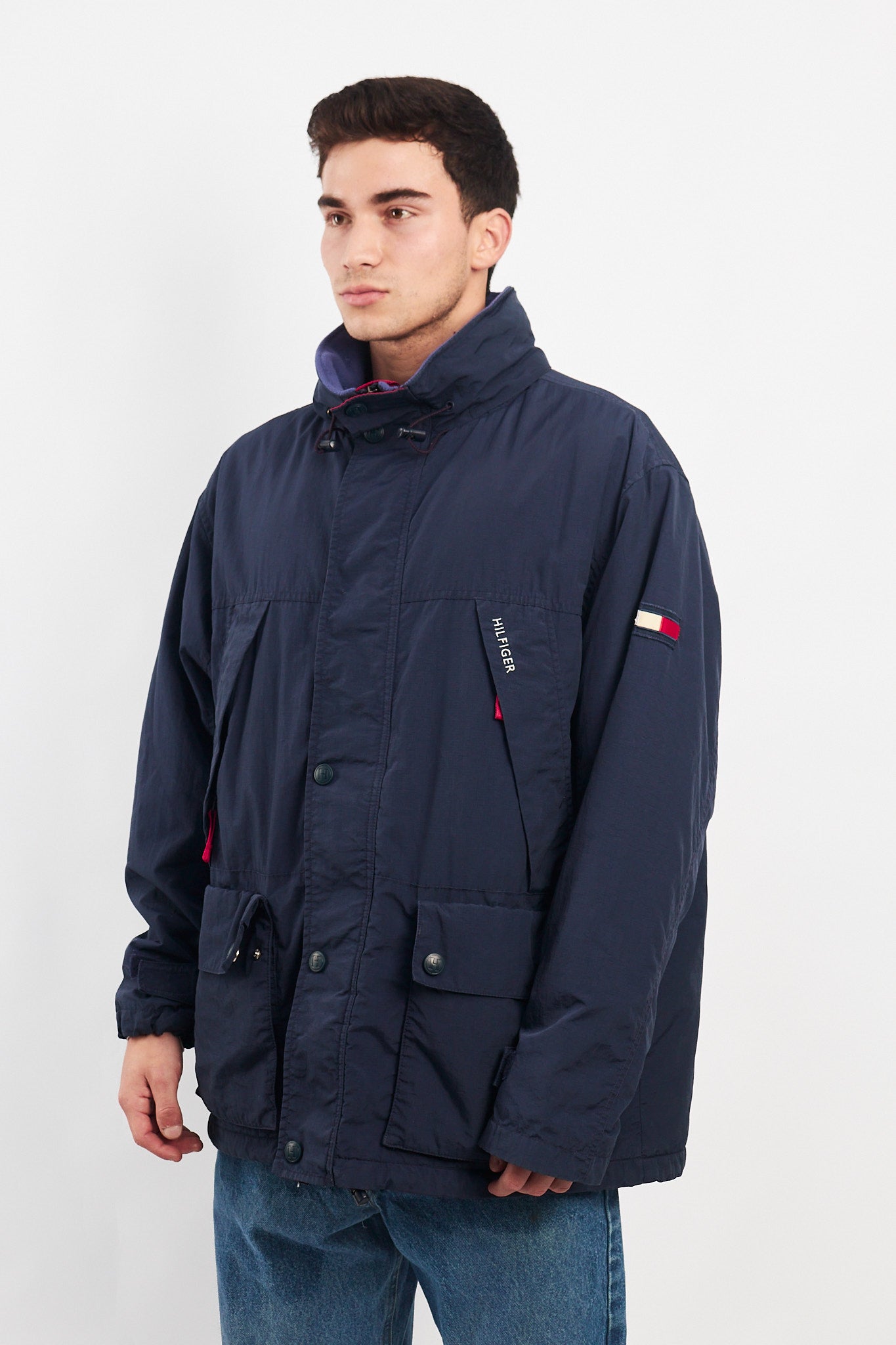 1990 Vintage Tommy Hilfiger Padded Parka Jacket (L/XL)