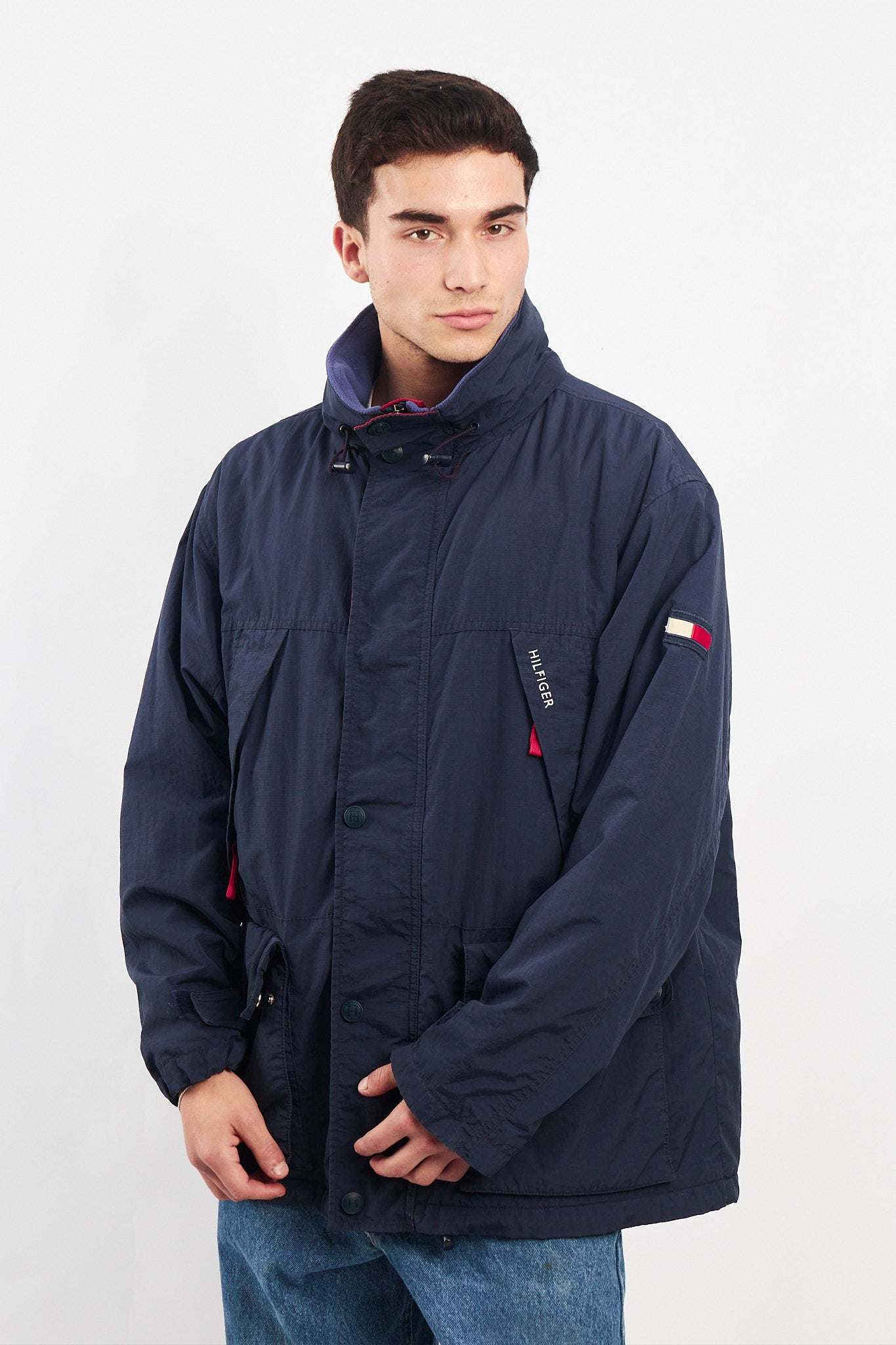 1990 Vintage Tommy Hilfiger Padded Parka Jacket (L/XL)