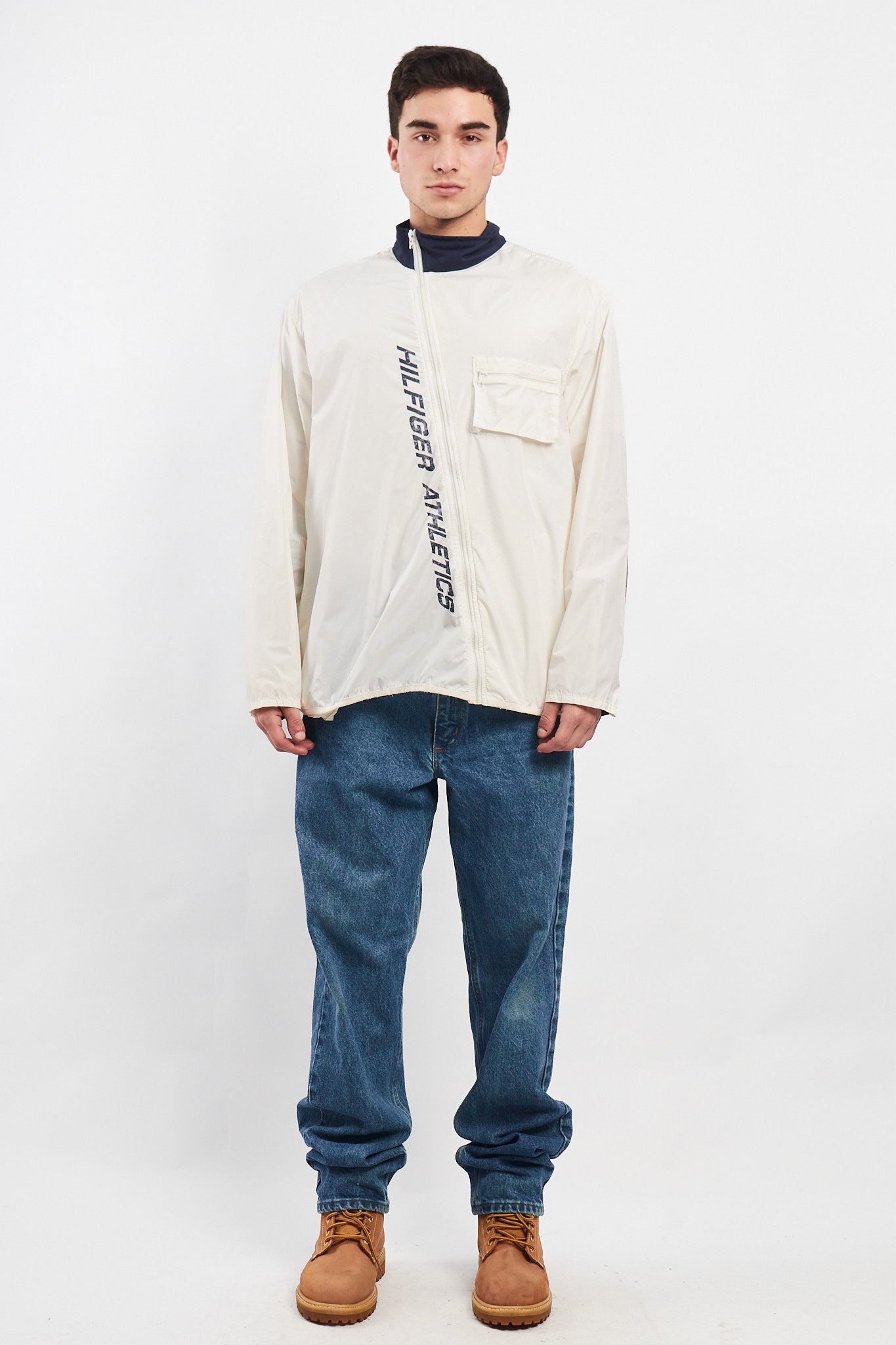 2000 Y2K Hilfiger Athletics Track Jacket (L/XL)