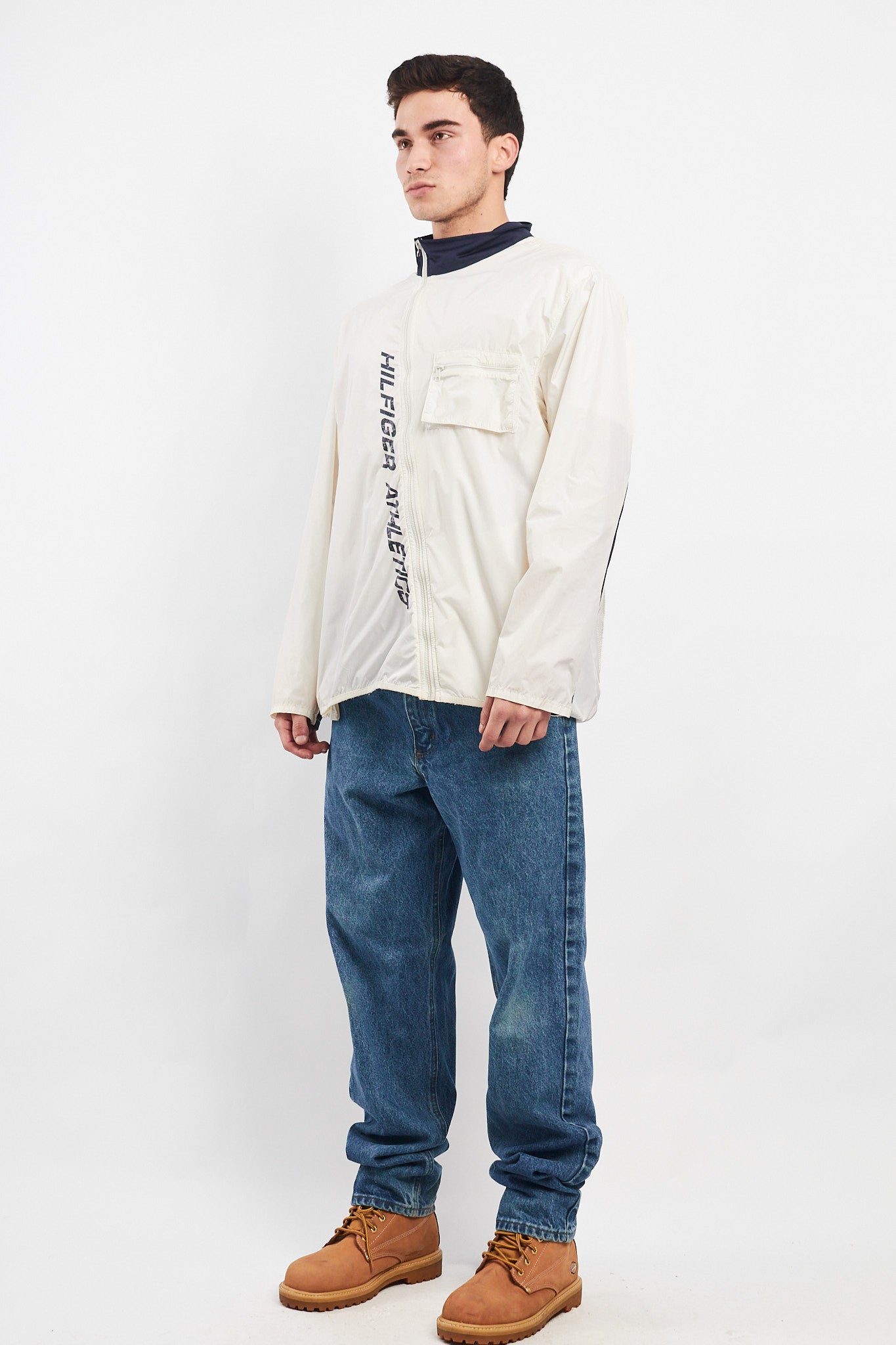 2000 Y2K Hilfiger Athletics Track Jacket (L/XL)