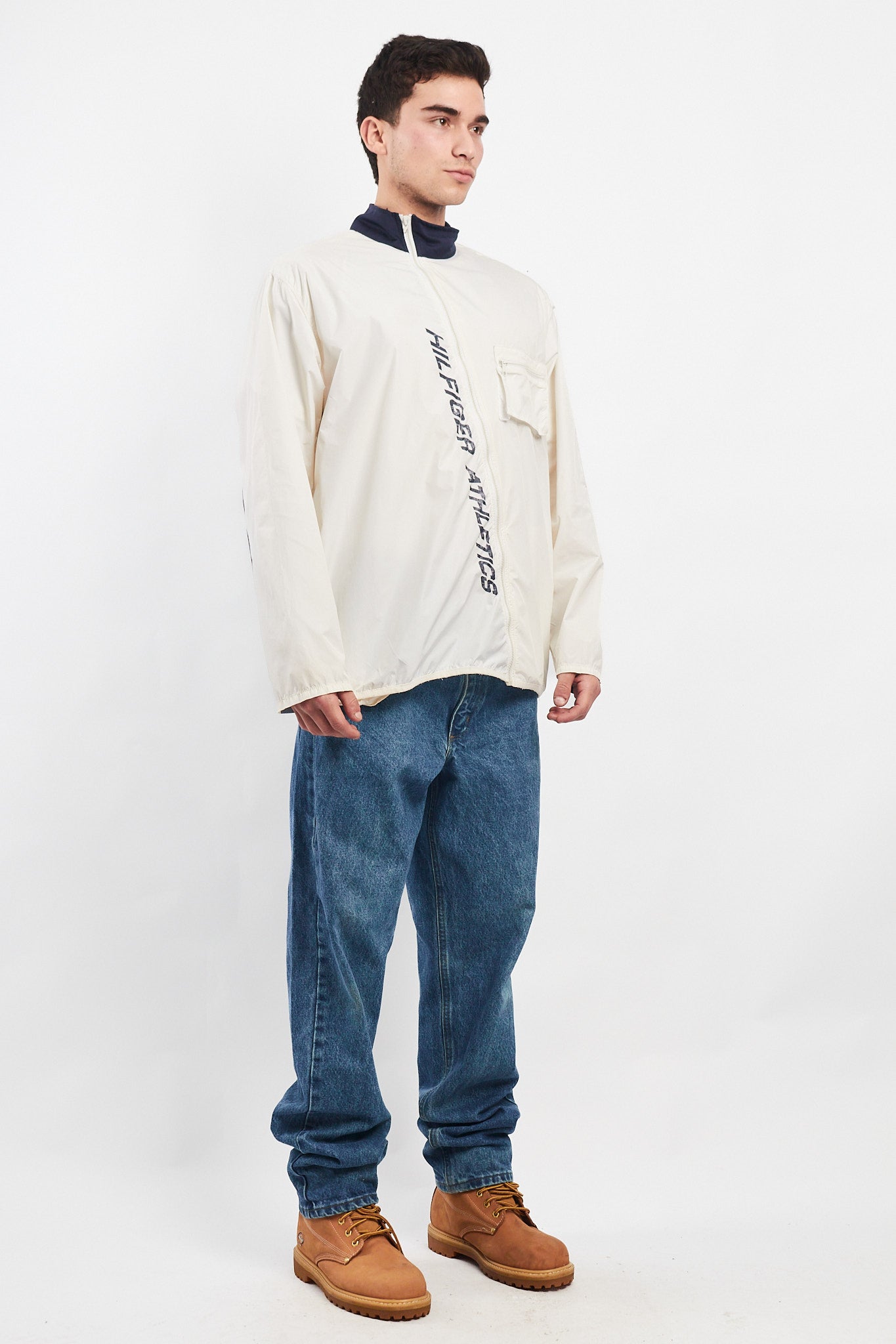 2000 Y2K Hilfiger Athletics Track Jacket (L/XL)