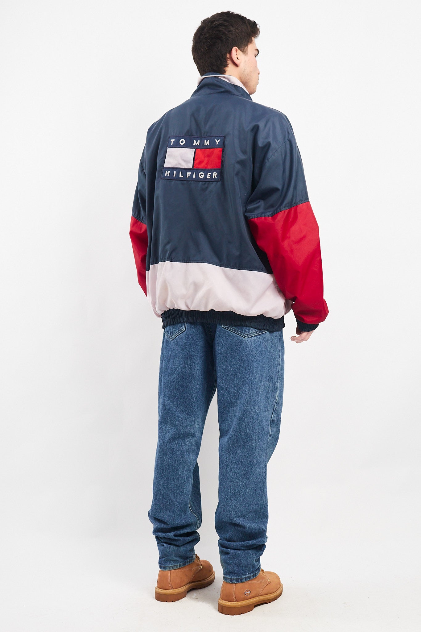 1990 Tommy Hilfiger Sailing Gear Big Flag Jacket (L/XL)